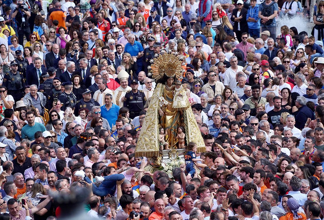 Trasllat de la Mare de Déu dels Desemparats en Valencia. Foto Alberto Saiz