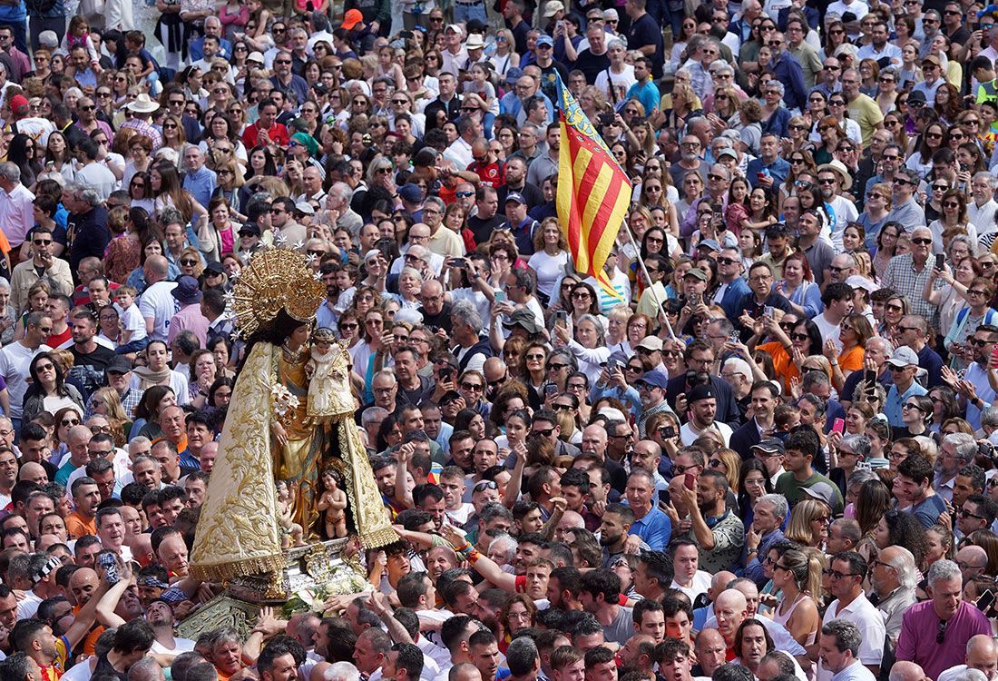 Trasllat de la Mare de Déu dels Desemparats en Valencia. Foto Alberto Saiz