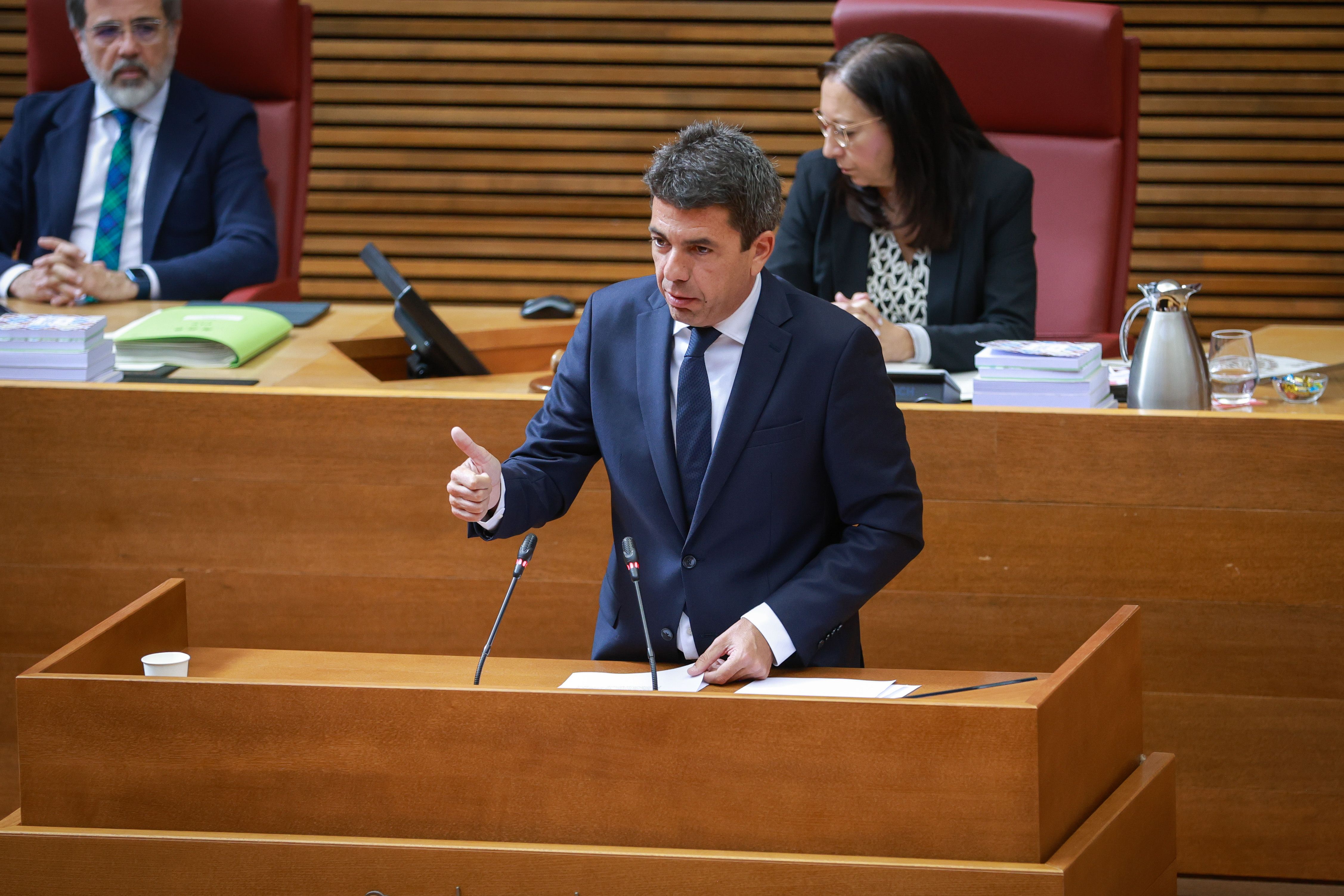 El president de la Generalitat, Carlos Mazón