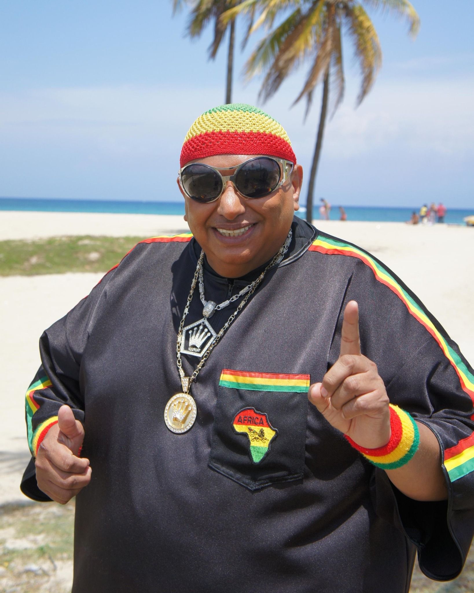 El cantante King África. Imagen: Centro Comercial Bonaire