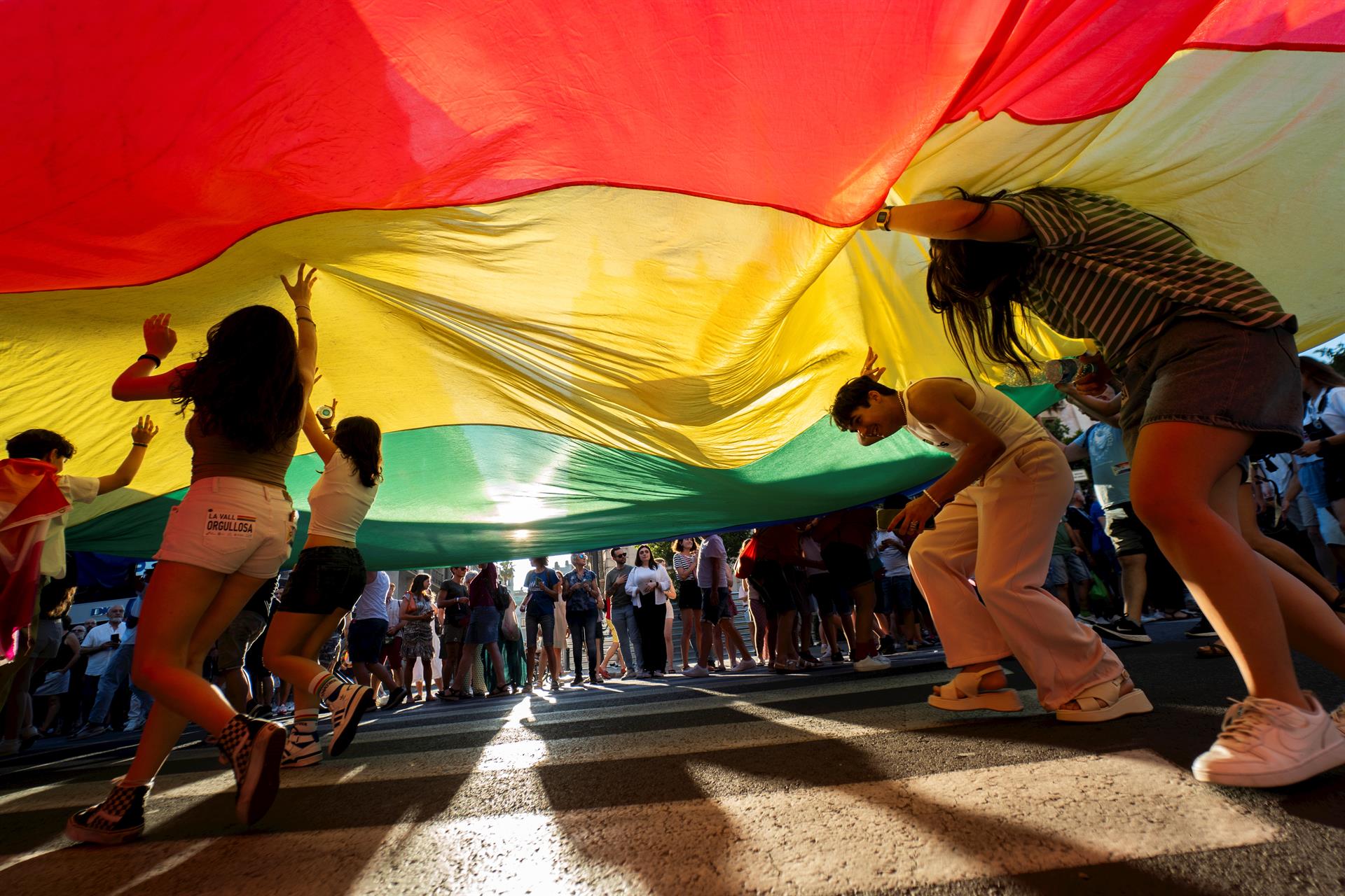 Manifestación del Orgullo LGTBI+ en València. Imagen: Jorge Gil