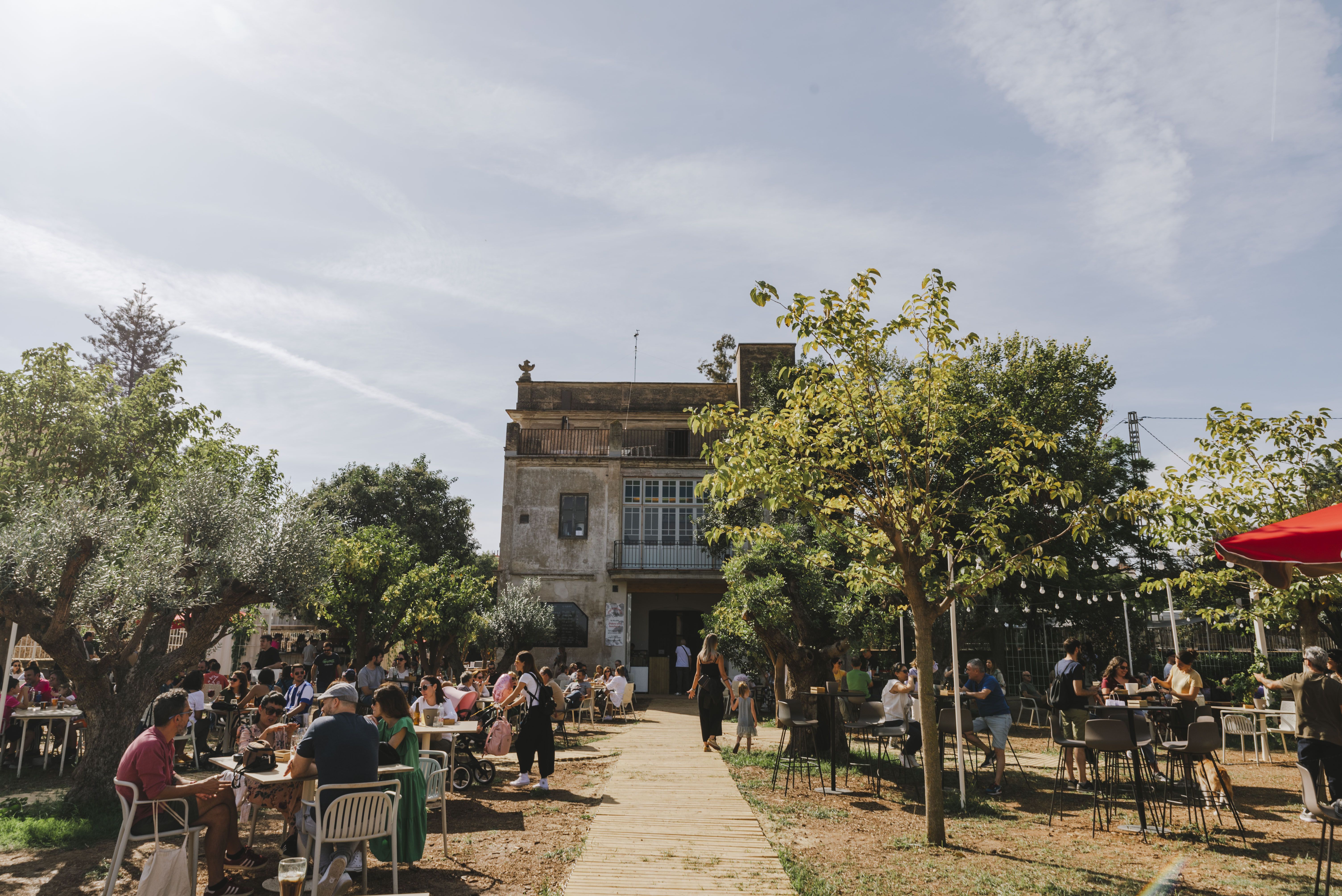 Jardín de Villa Indiano en Burjassot. Imagen: Villa Indiano