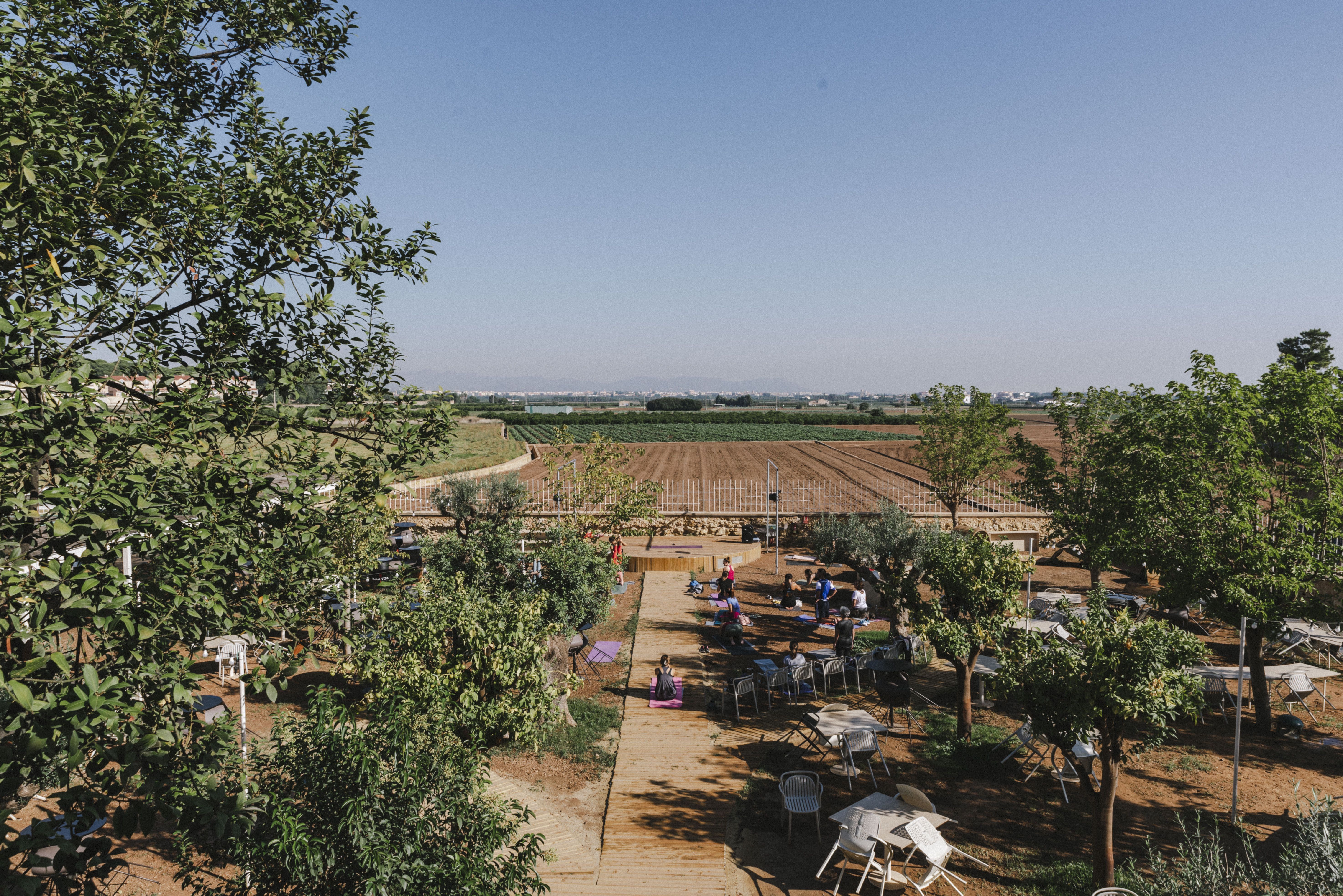 Jardín de Villa Indiano. Imagen: Villa Indiano