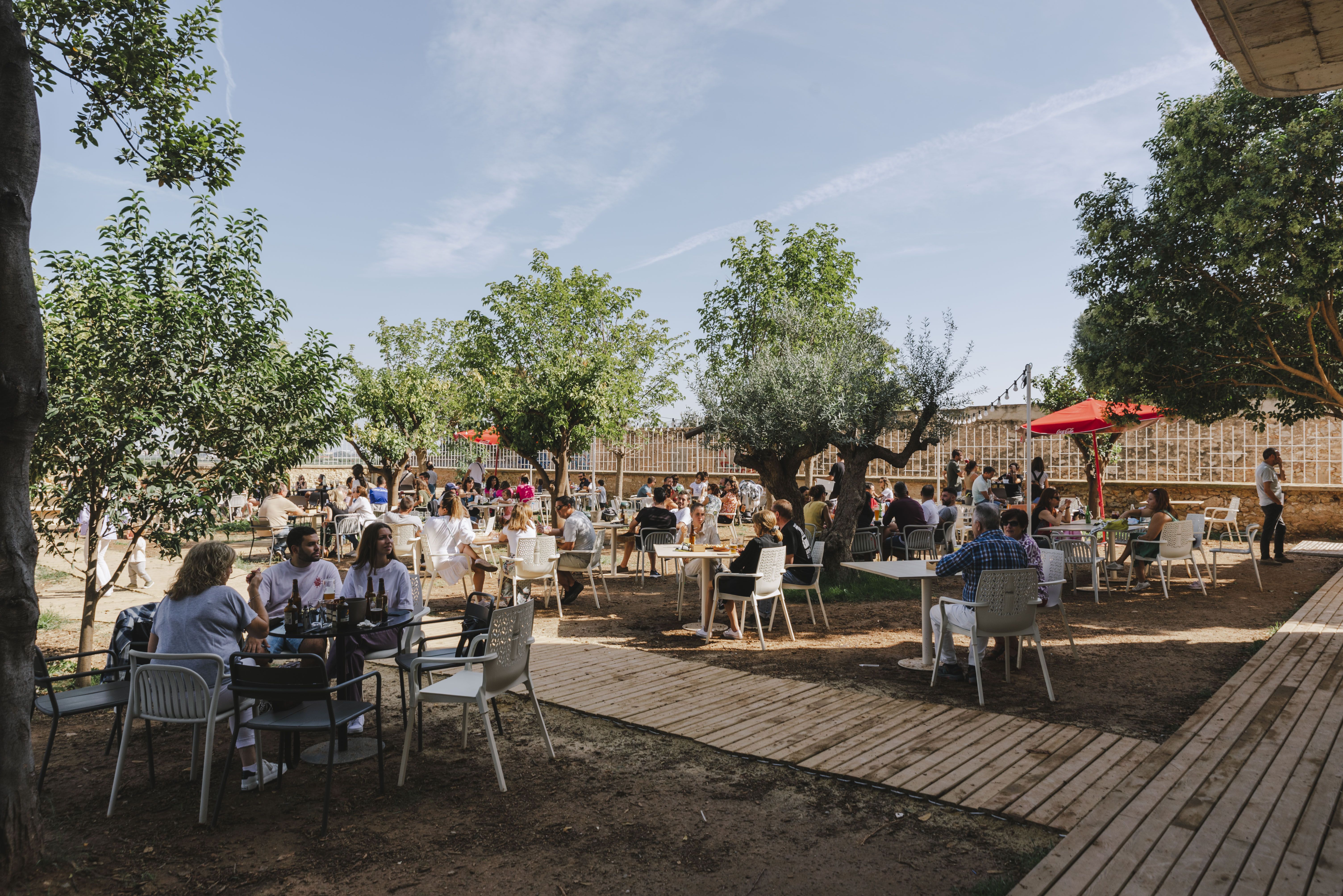 Jardín de Villa Indiano. Imagen: Villa Indiano