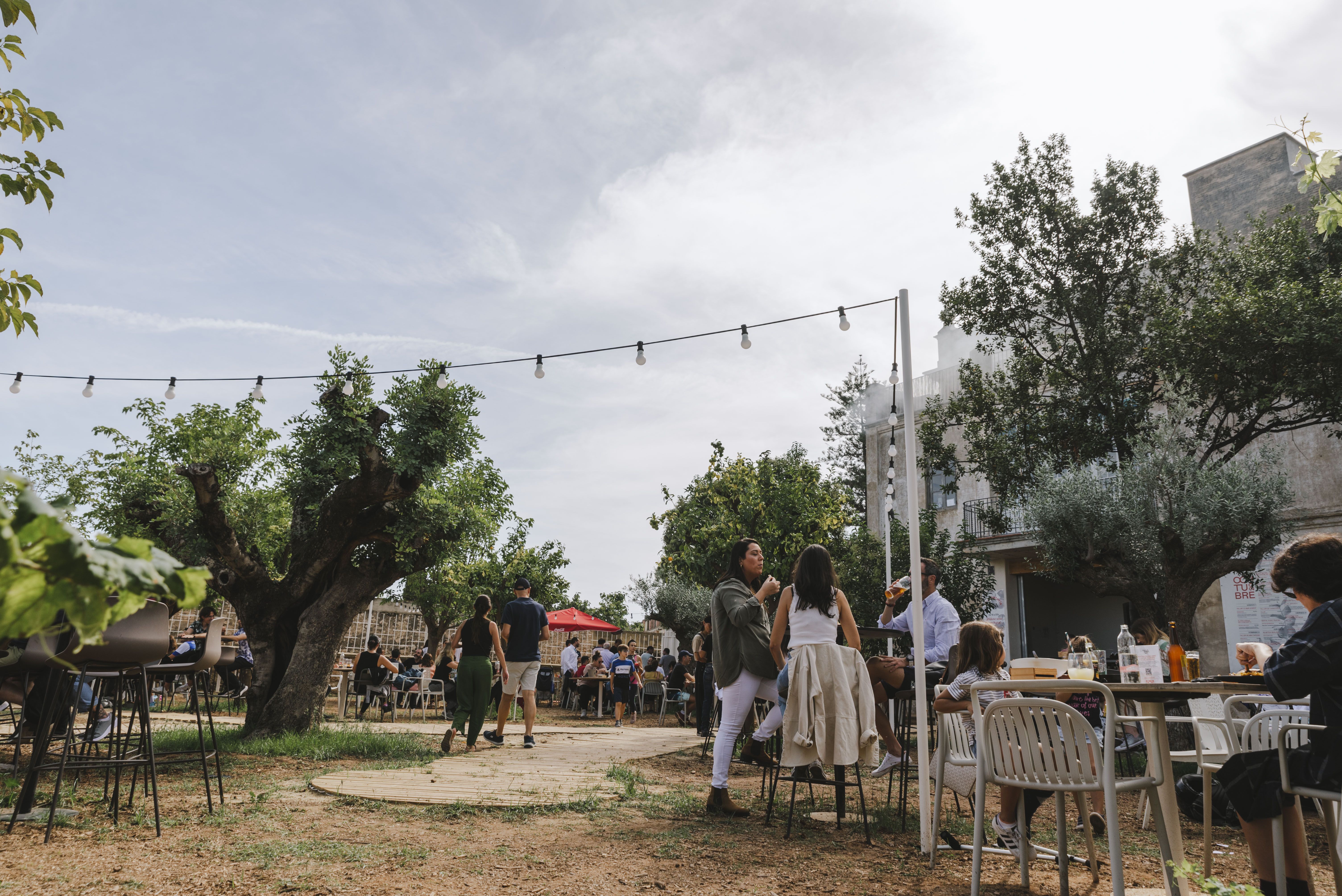 Jardín de Villa Indiano. Imagen: Villa Indiano