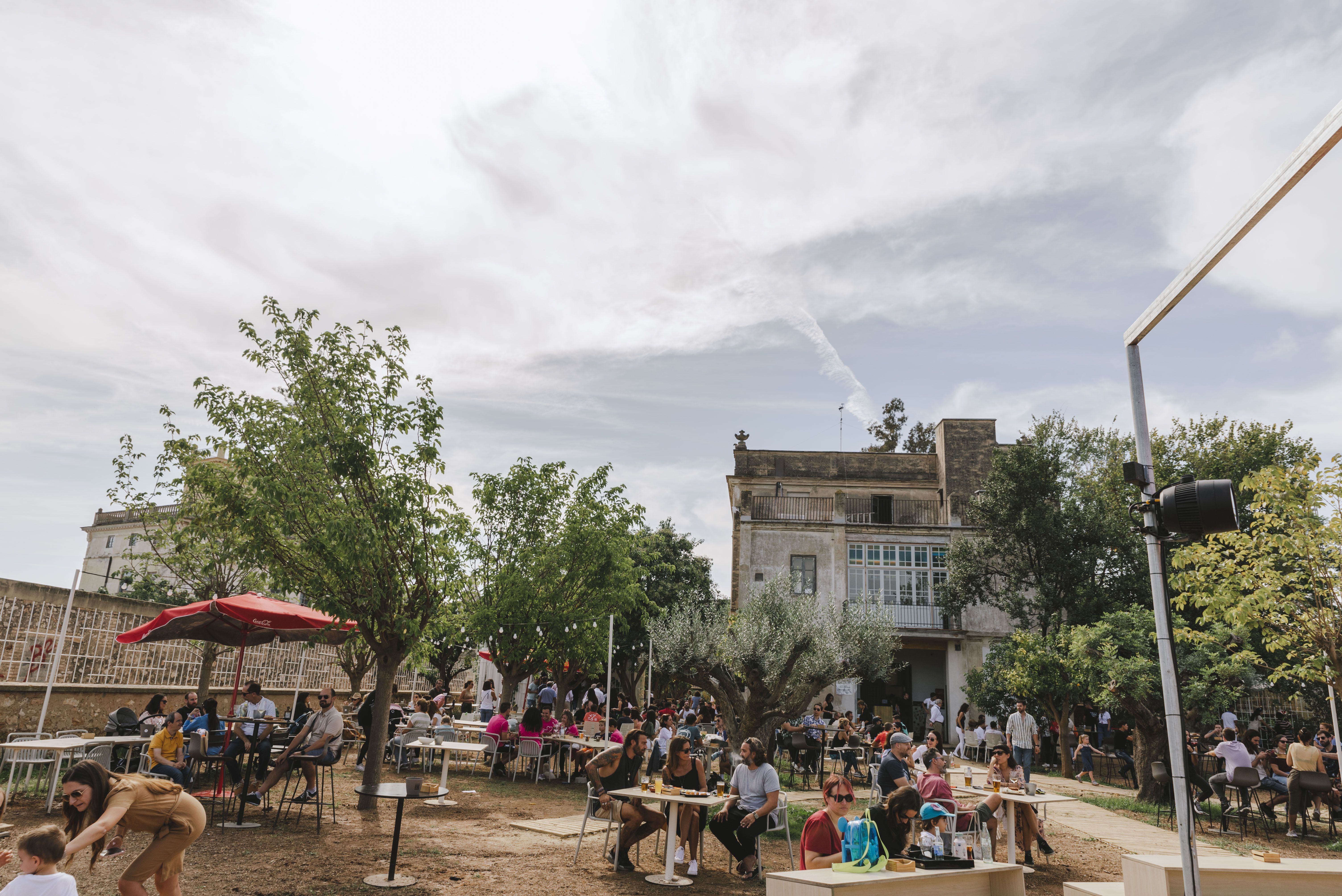 Jardín de Villa Indiano. Imagen: Villa Indiano