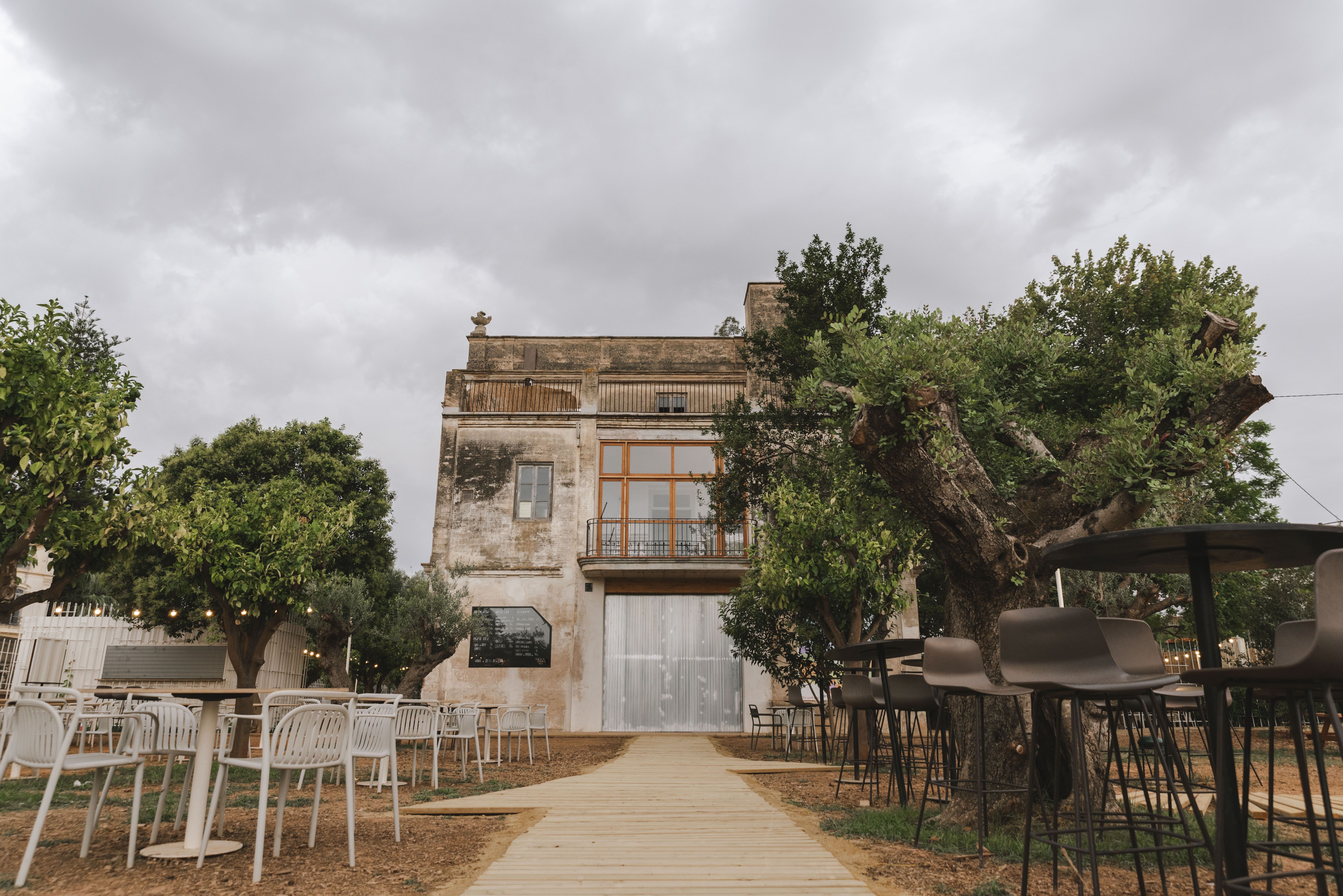 Jardín de Villa Indiano. Imagen: Villa Indiano