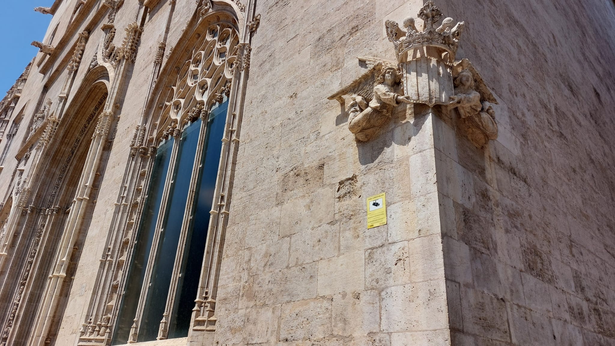 Cartel 'Zona videovigilada' 