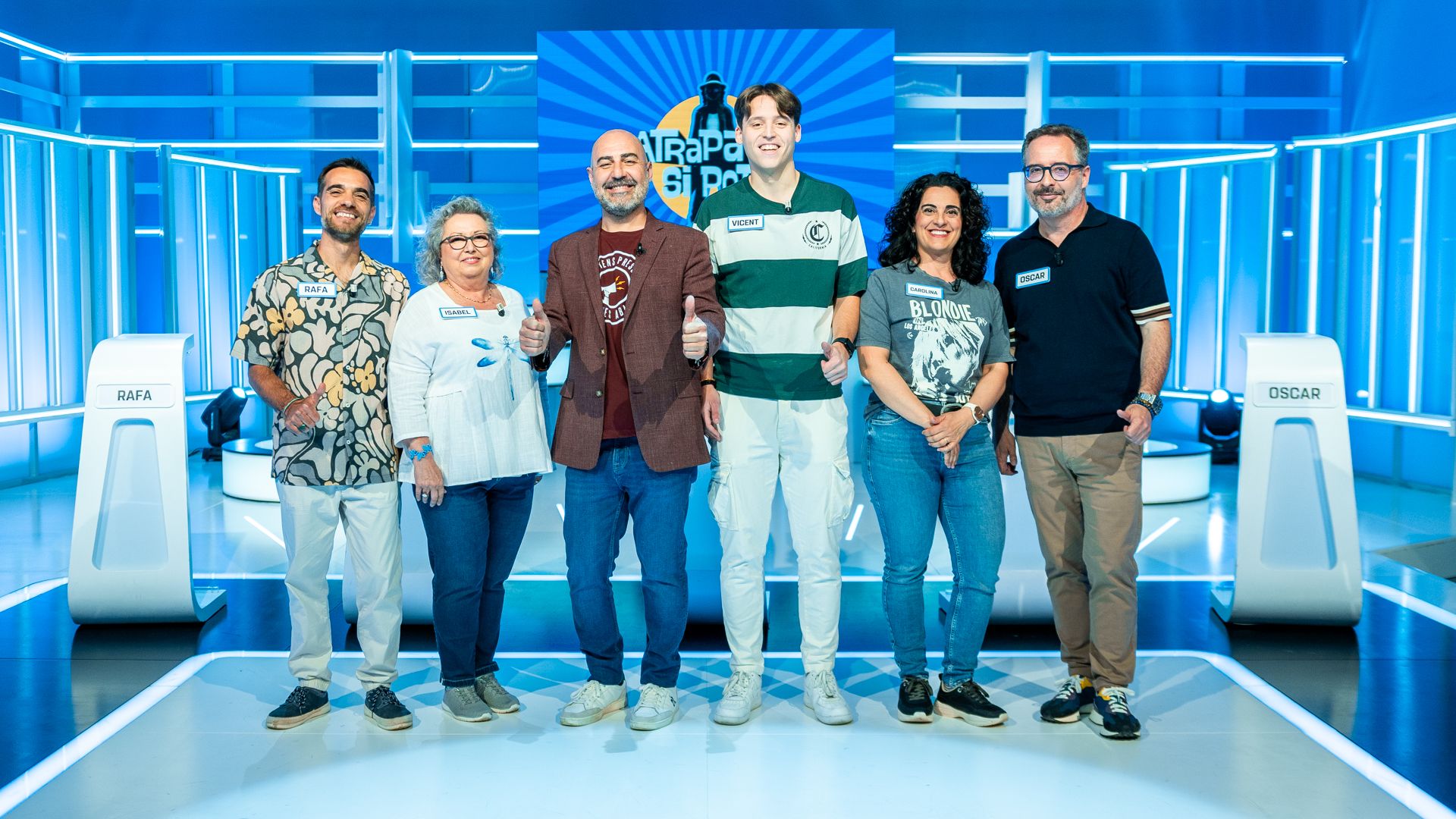 Concursants del programa d'À Punt 'Atrapa'm si pots' 