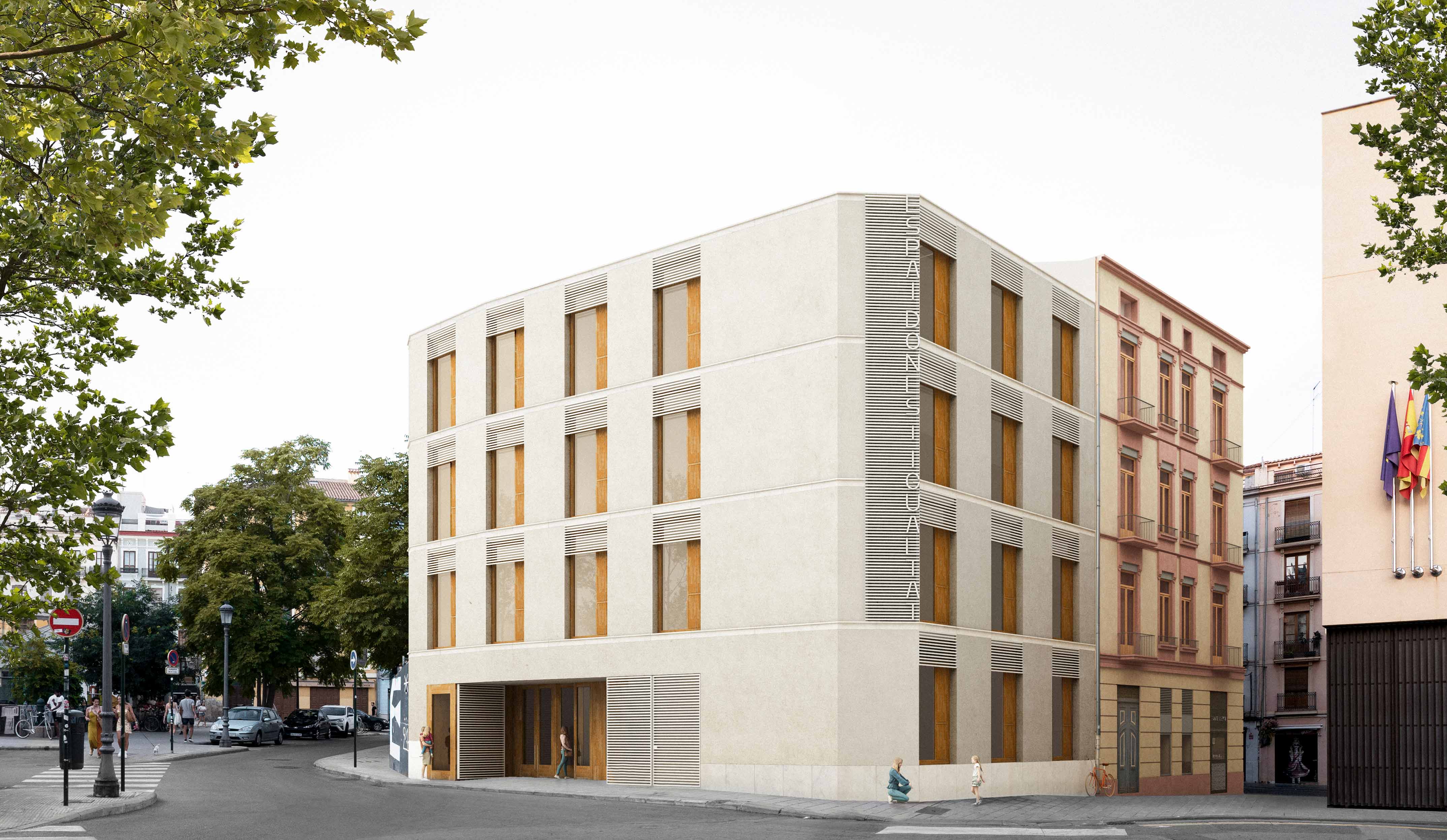 Simulación del nuevo Espai Dones i Igualtat de Valencia