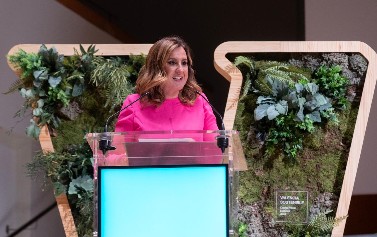 María José Catalá durante la clausura de la VLC Cities Climate Week 