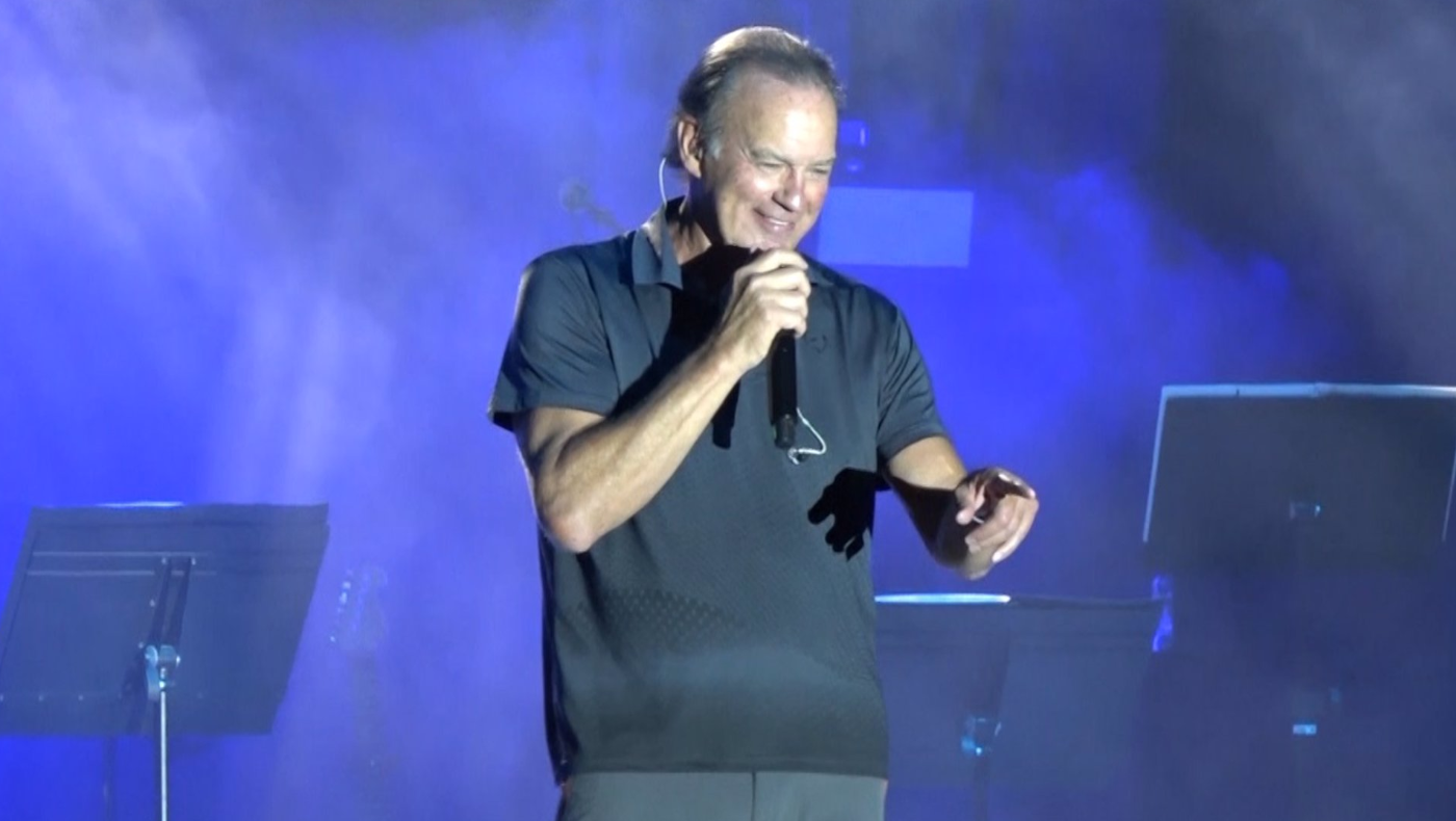 Bertín Osborne, en un concierto