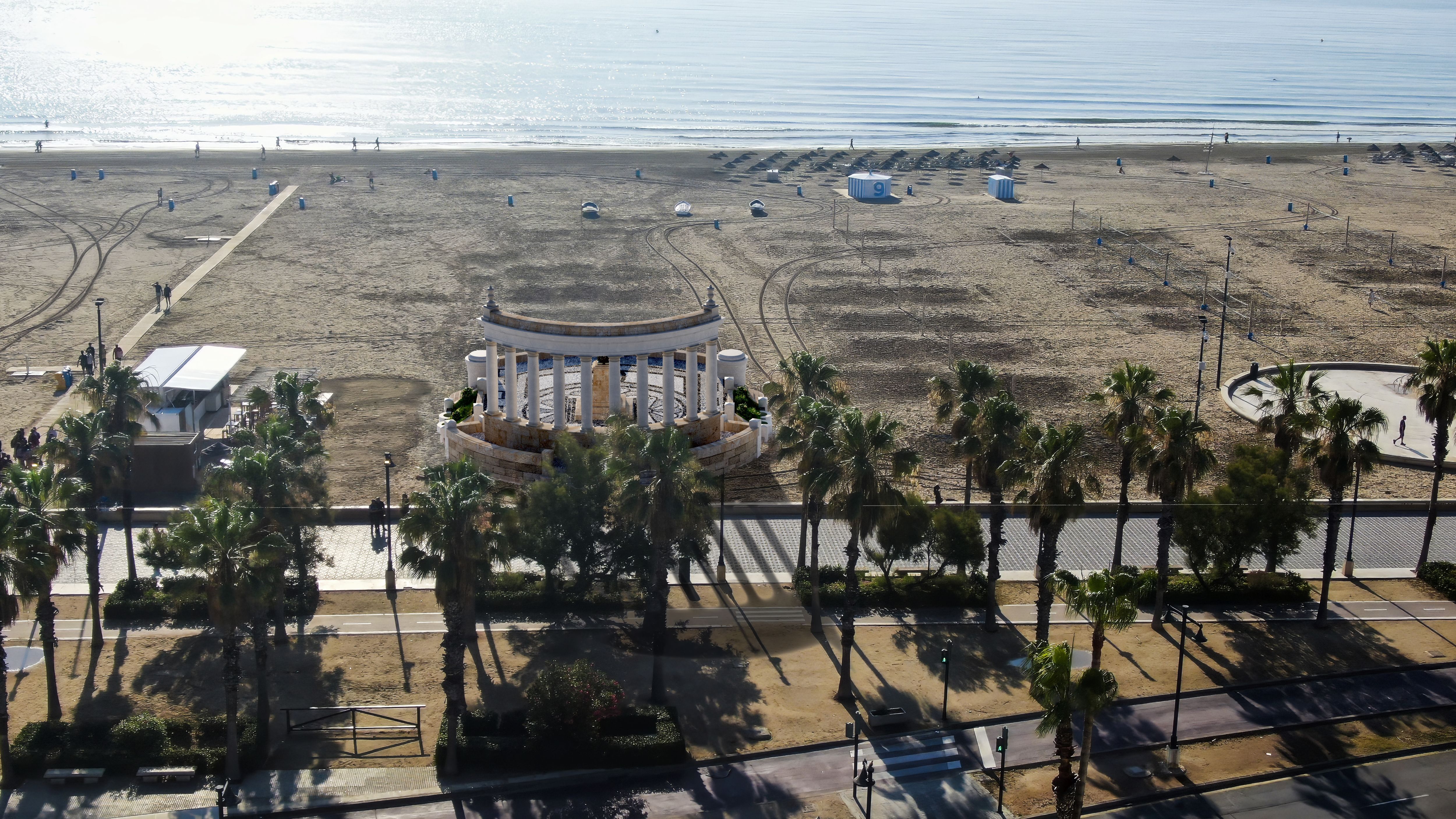 Figuració virtual de com serà el monument a Joaquín Sorolla desprès de la seua reconstrucció