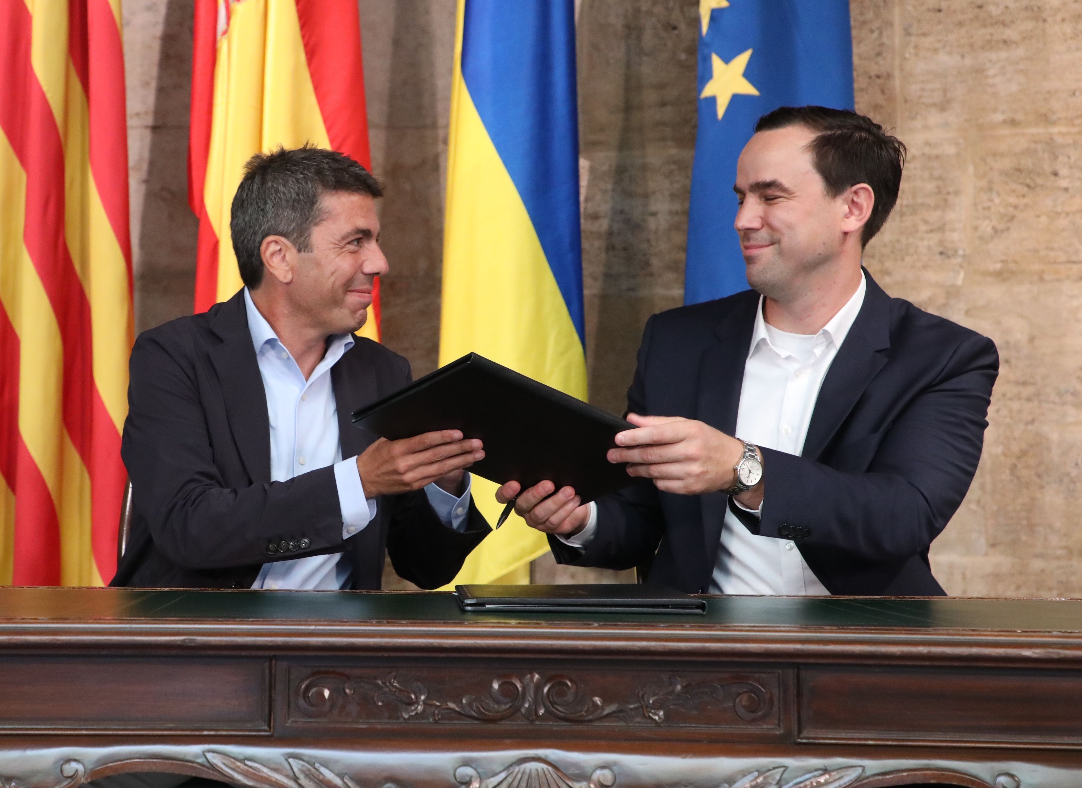 Carlos Mazón i Alexander Dittrich