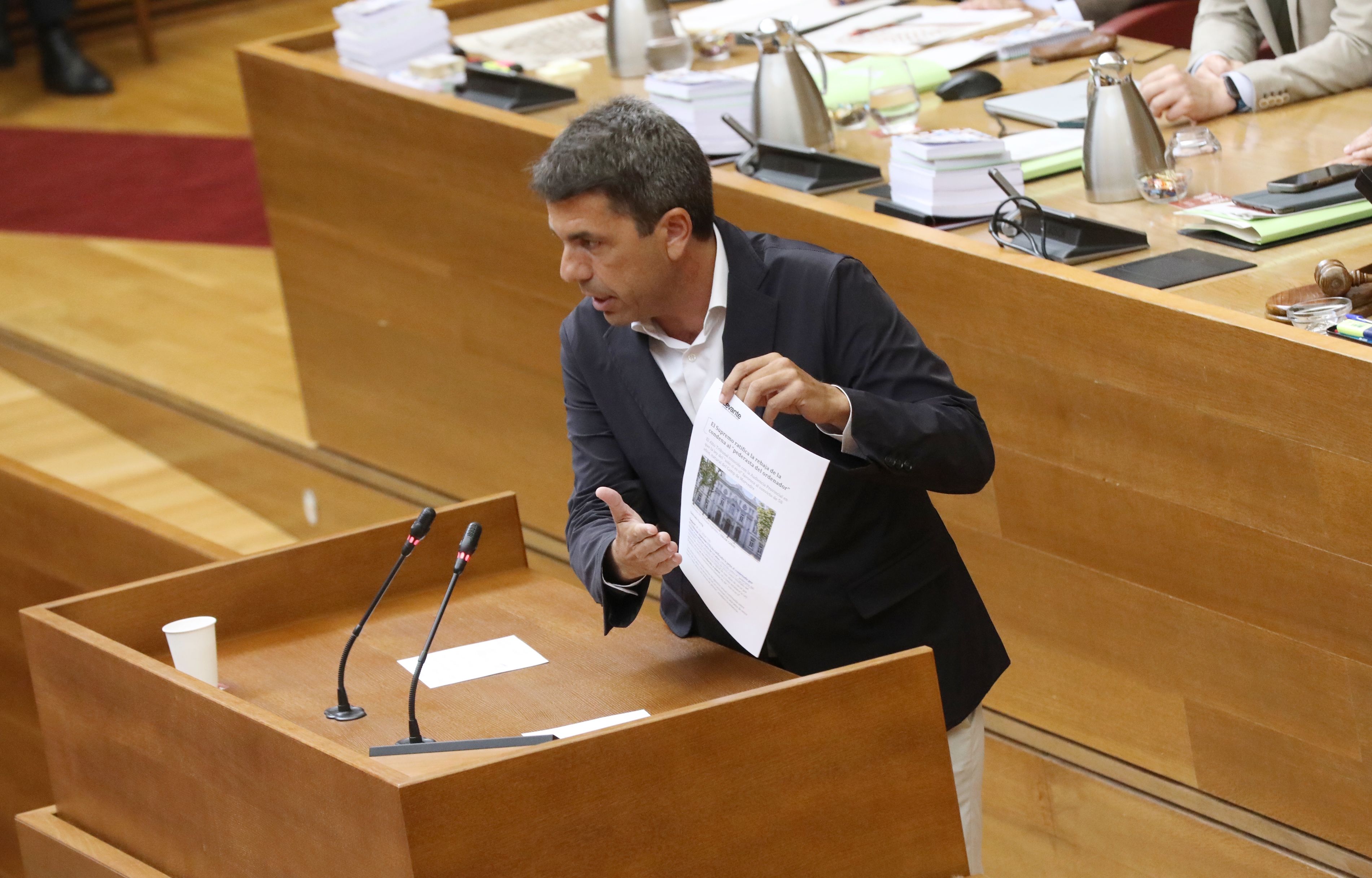 El president de la Generalitat Valenciana, Carlos Mazón