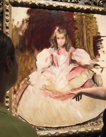 Una de les obres de ‘XIX. El Segle del Retrat. Col·leccions del Museu del Prado. De la Il·lustració a la modernitat’ en Caixaforum València Una de les obres de ‘XIX. El Segle del Retrat. Col·leccions del Museu del Prado. De la Il·lustració a la modernitat’ en Caixaforum València