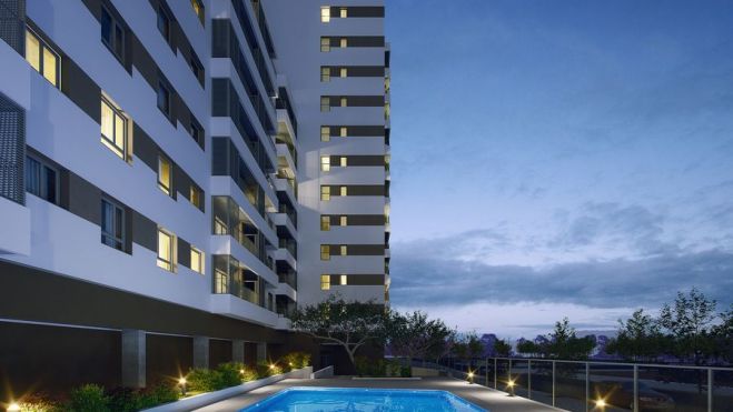 Zones comuns de l'edifici Molí Mistral a Quart de Poblet. Imatge: Metrovacesa Zones comuns de l'edifici Molí Mistral a Quart de Poblet. Imatge: Metrovacesa