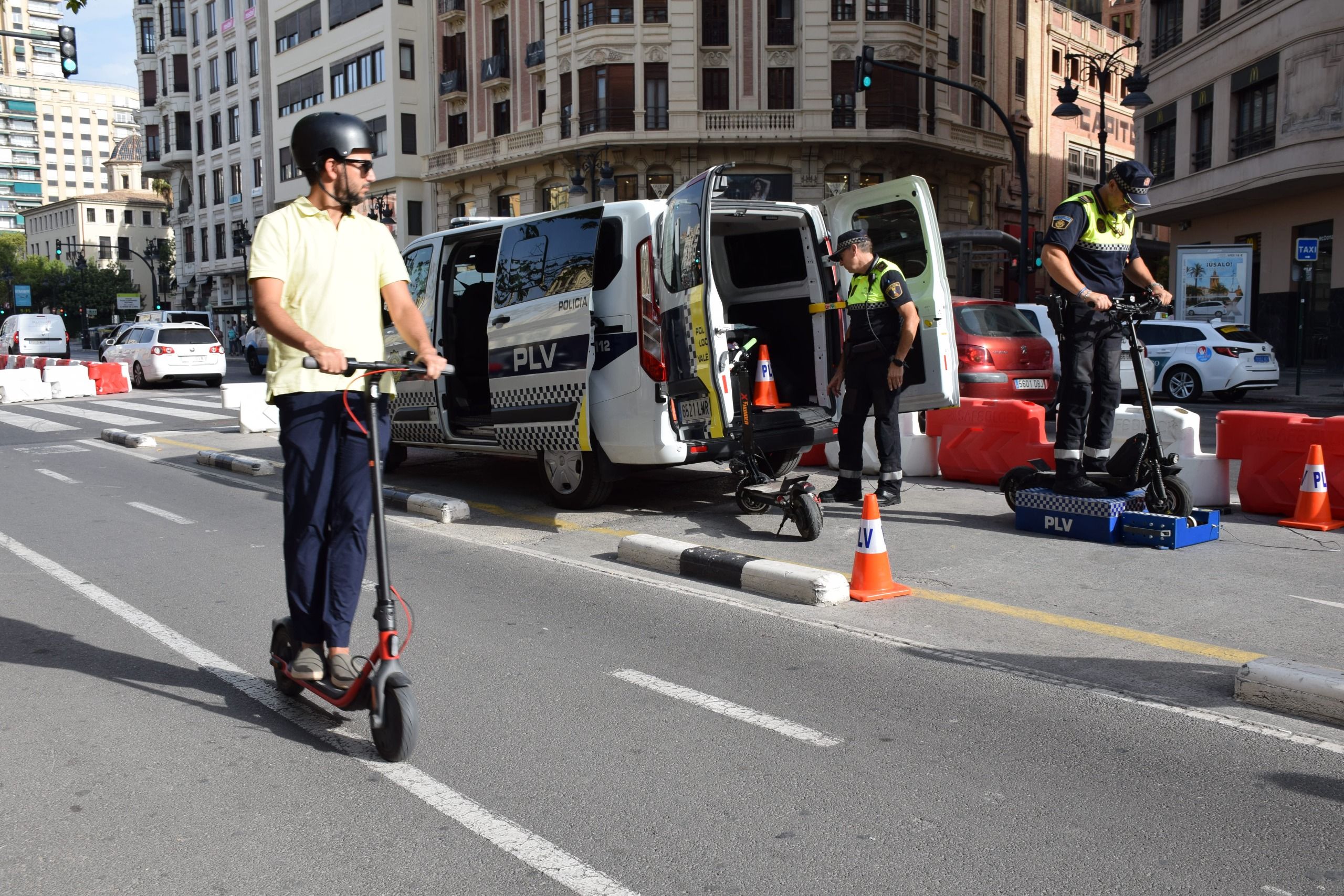 Medidor de patinetes en Valencia