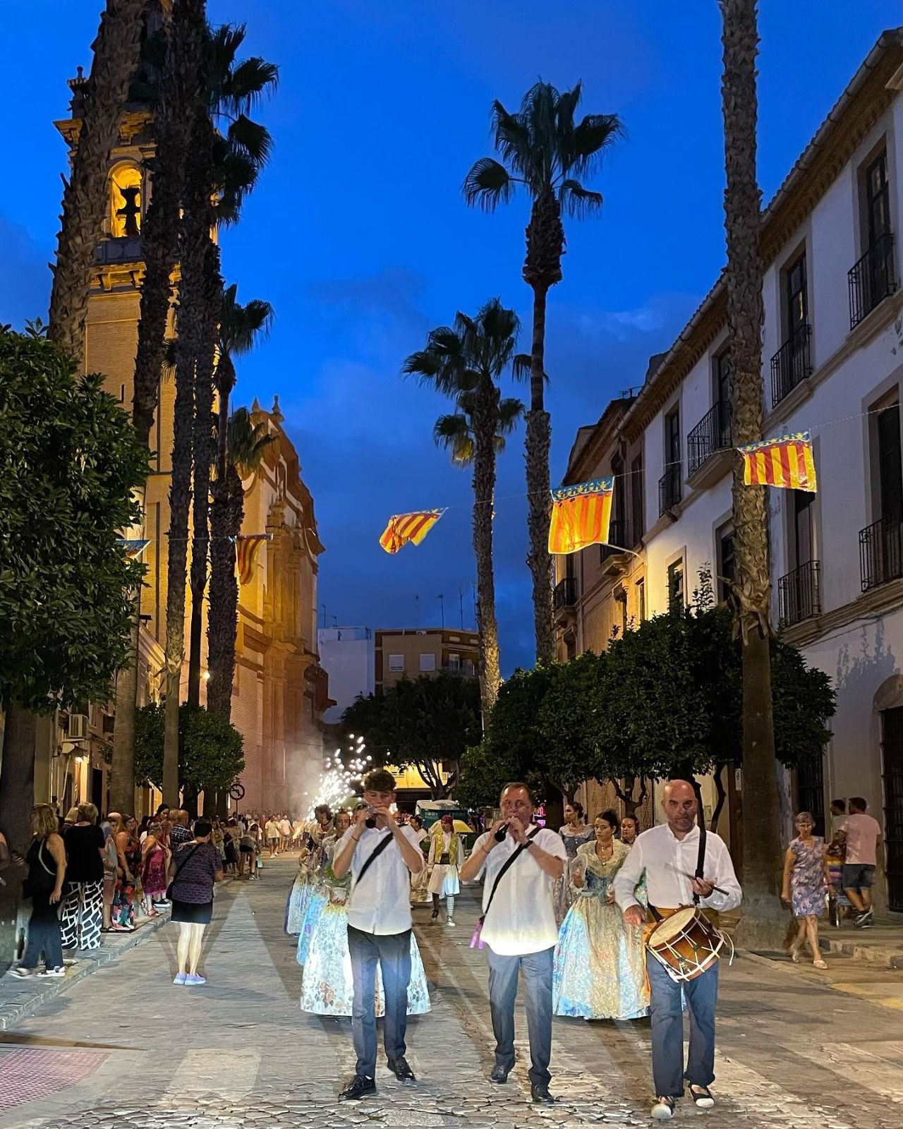 Un acto de las fiestas patronales de Foios