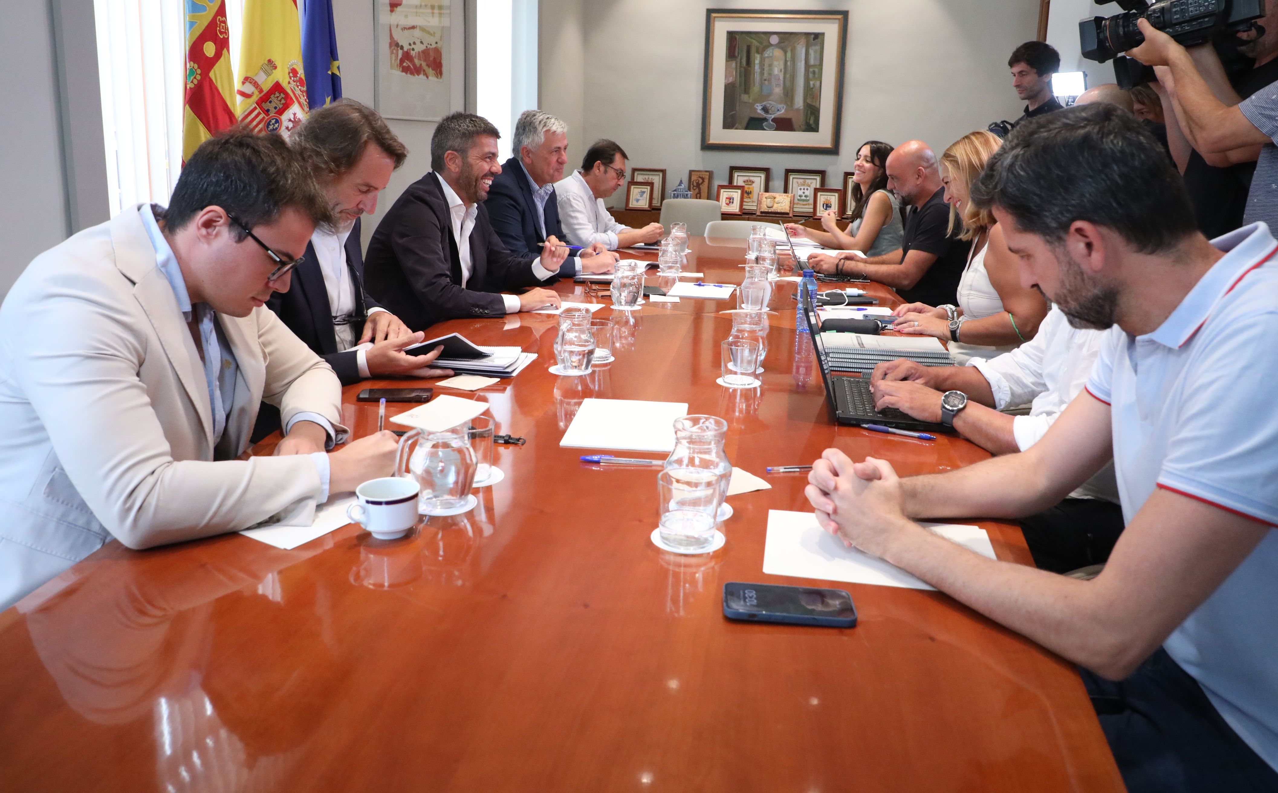 El president Carlos Mazón presidix el Comité de Direcció de Presidència de la Generalitat