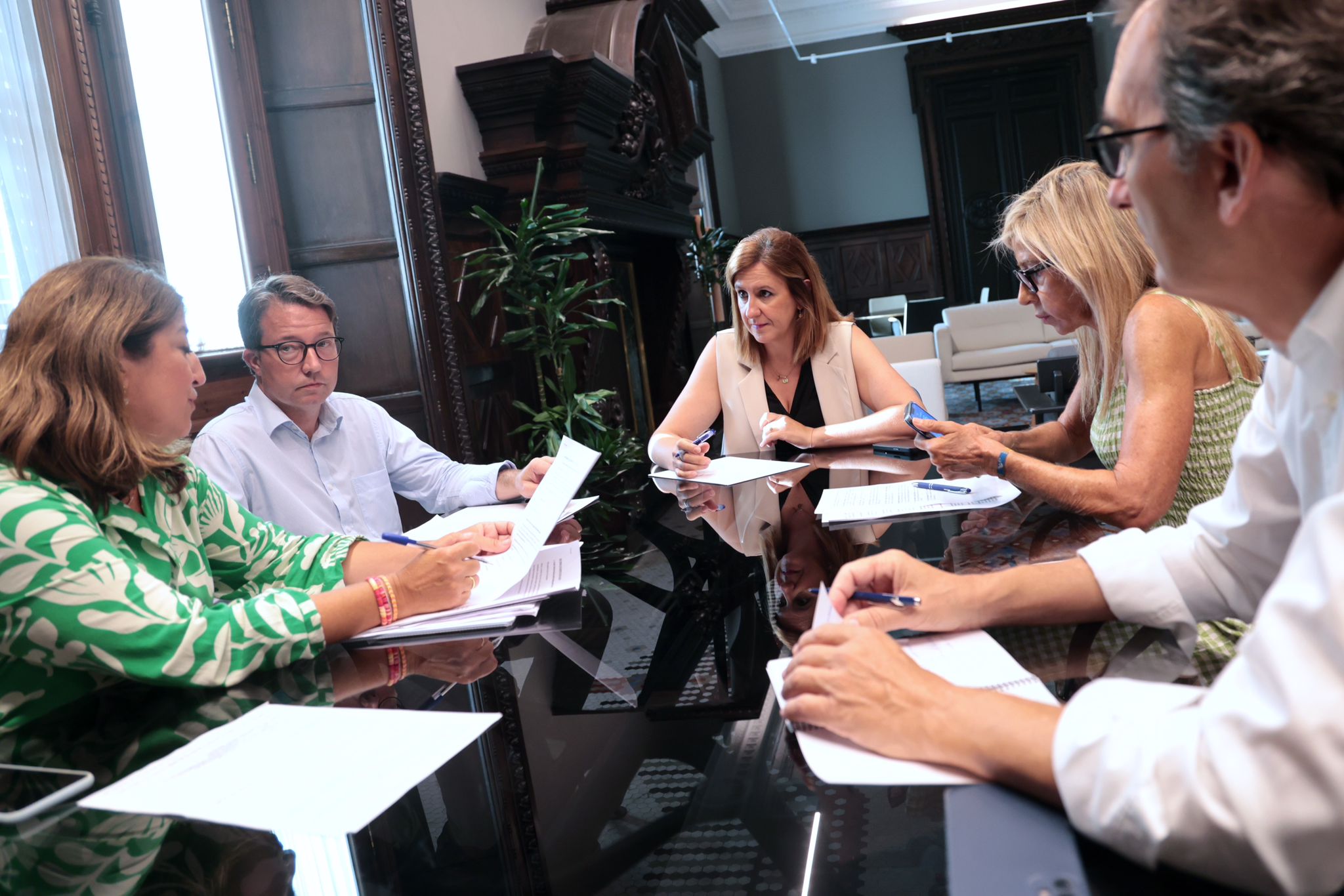 Reunió de María José Catalá amb l'equip de govern