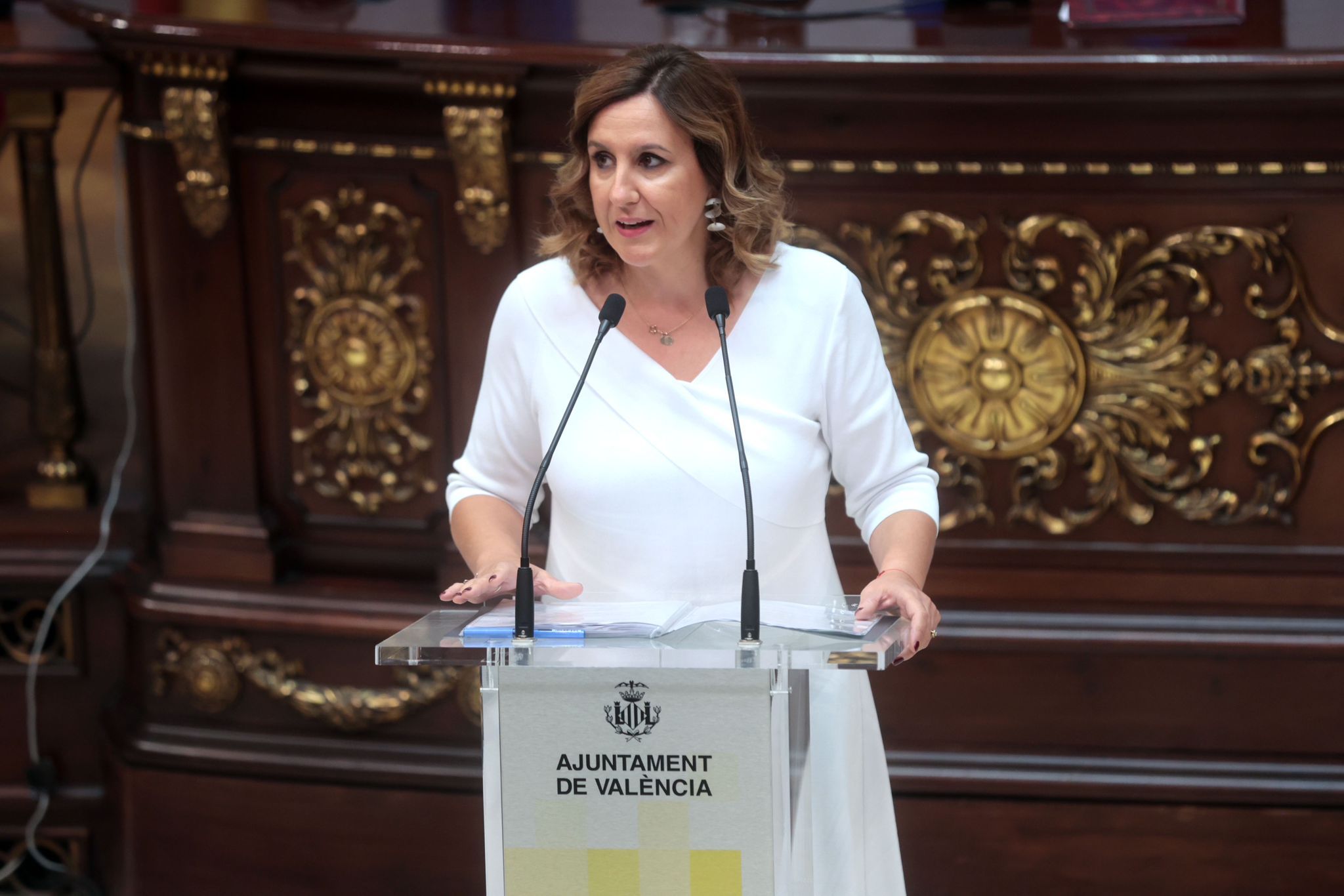 La alcaldesa de Valencia en el debate sobre el estado de la ciudad