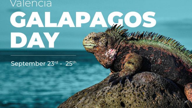 Cartel del Galápagos Day en València Cartel del Galápagos Day en València