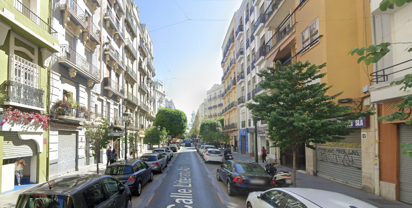 Una calle del barrio de Ruzafa
