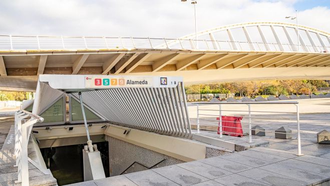 Estación de Alameda de Metrovalencia. Imagen: Xisco Navarro Estación de Alameda de Metrovalencia. Imagen: Xisco Navarro