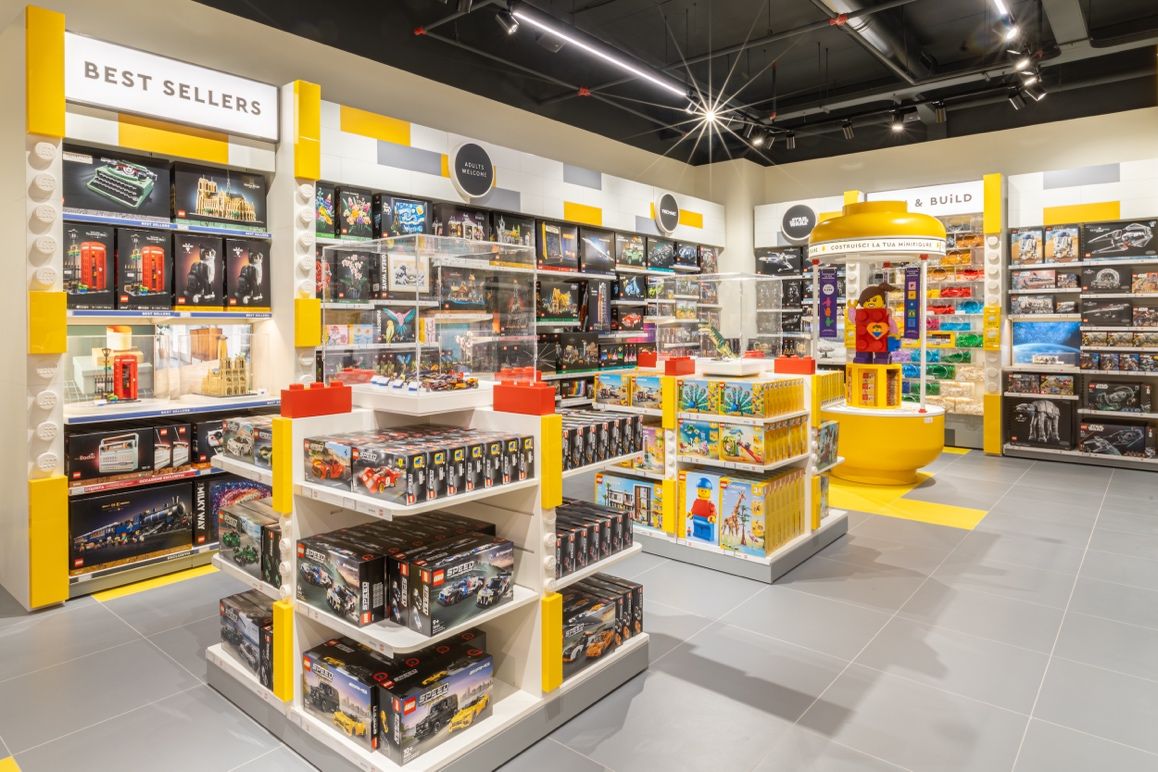 Interior de la nueva tienda de LEGO en València. Imagen: LEGO