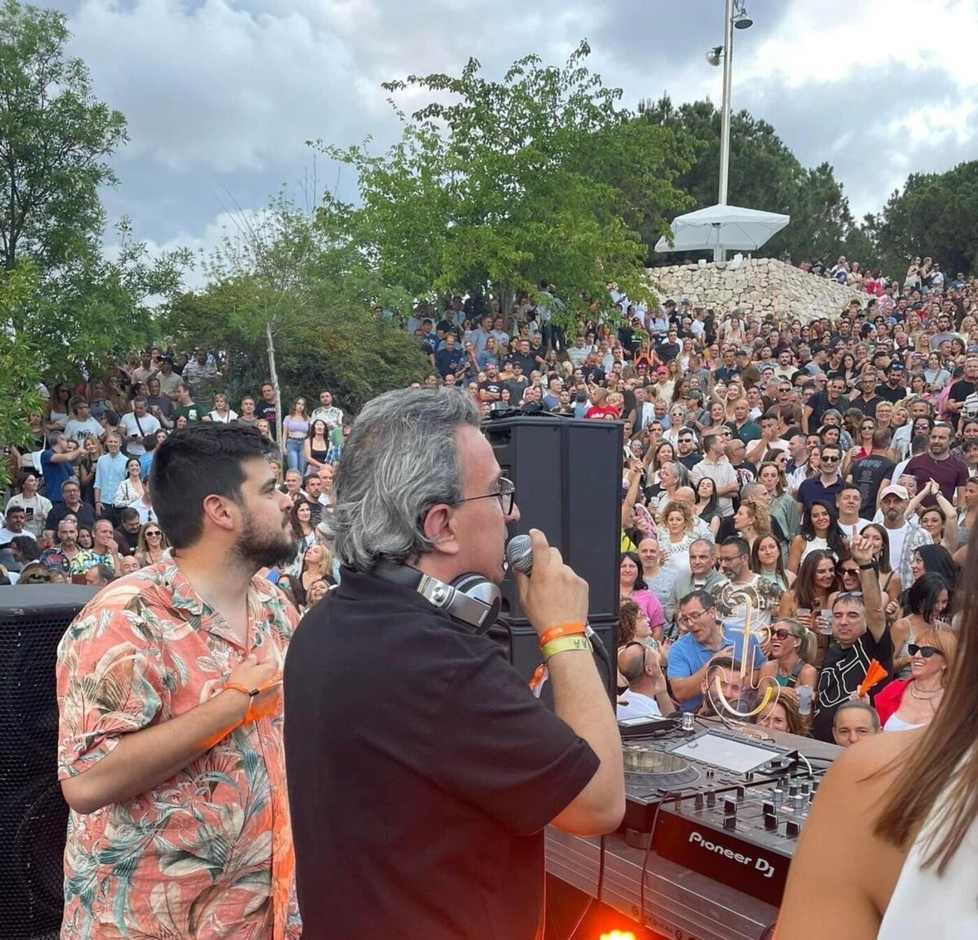 Edición anterior del tardeo remember en el parque de Cabecera