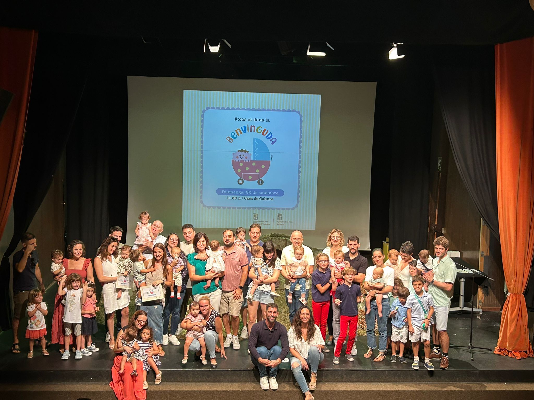 Acte de benvinguda als bebés de Foios