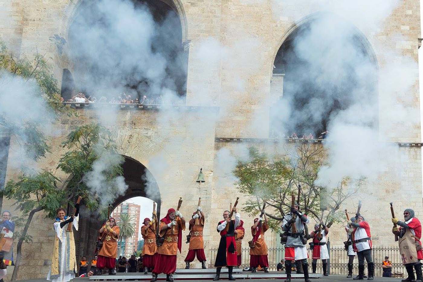 Trabucà Valencia. Foto: Federación Moros y Cristianos Valencia