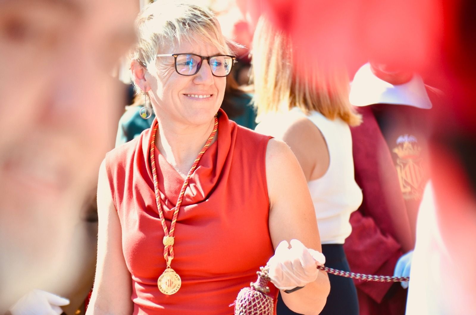 La portavoz de Compromís en el Ayuntamiento de València, Papi Robles, un 9 d'Octubre