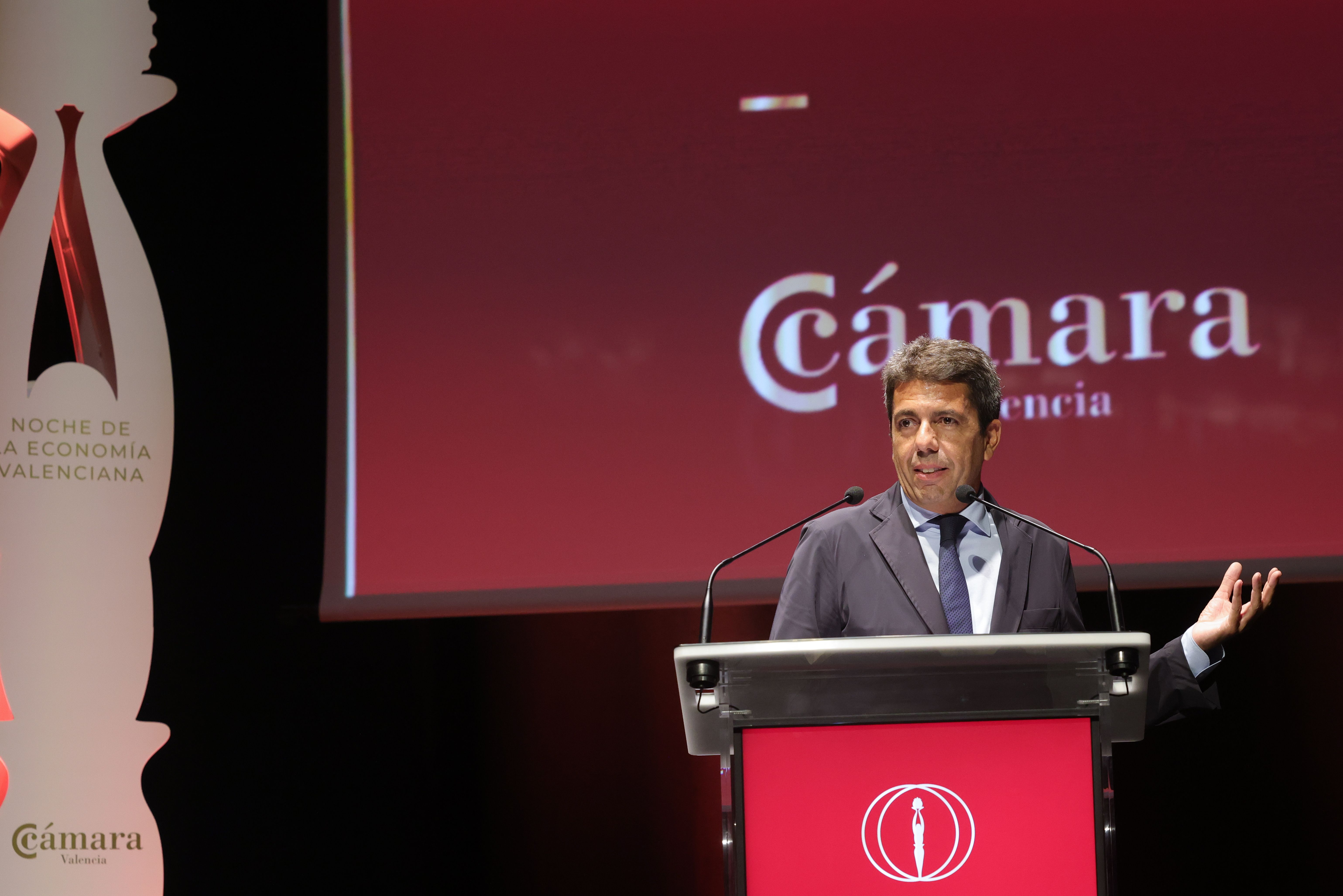 Carlos Mazón intervé durant la Nit de l'Economia Valenciana