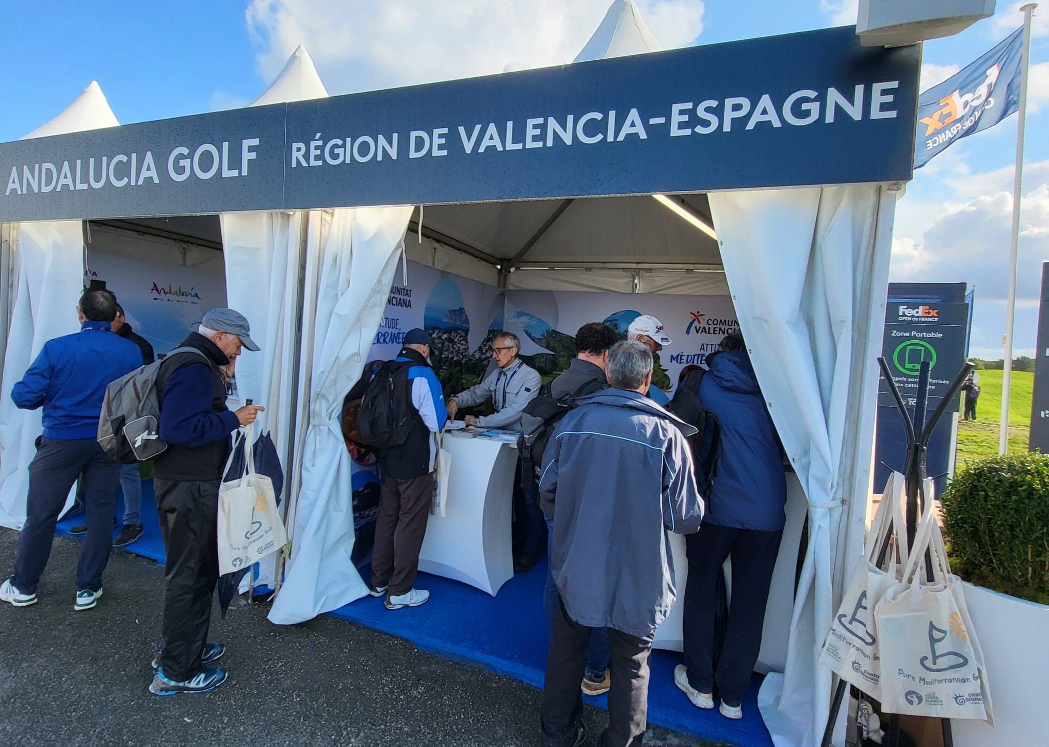 Turisme Comunitat Valenciana promociona l'oferta turística de golf de la Comunitat Valenciana en el torneig ‘FedEx Open de France’