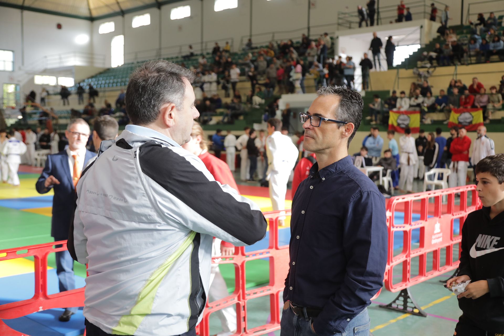 El concejal de deportes, Ferran Gandía, en un evento de judo