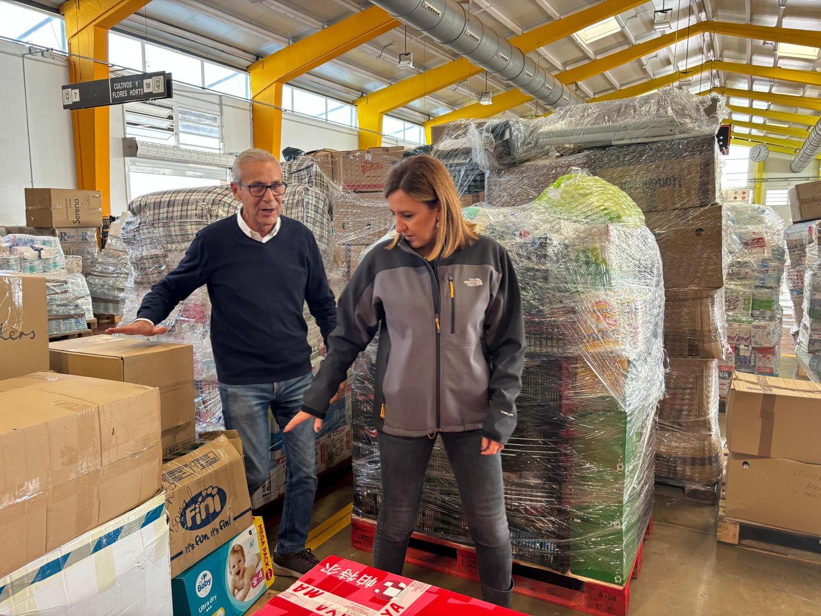 La alcaldesa de Valencia visita Mercavalencia