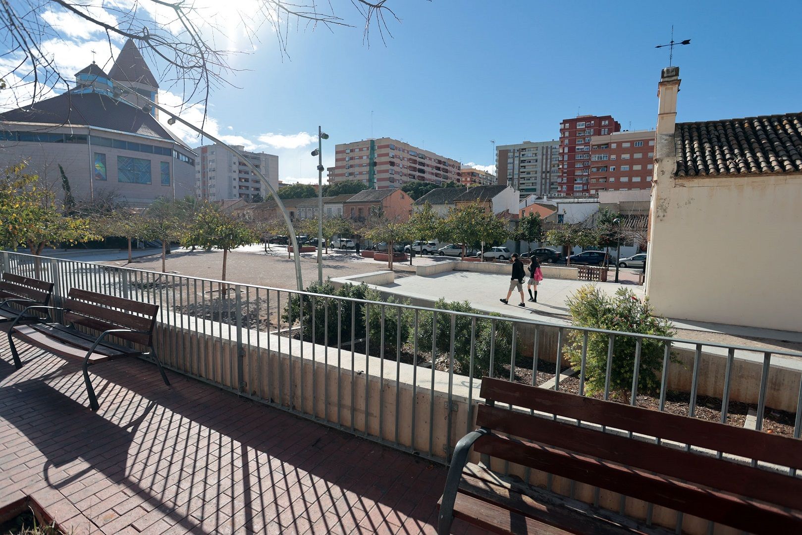 Plaza Ermita barrio de Orriols