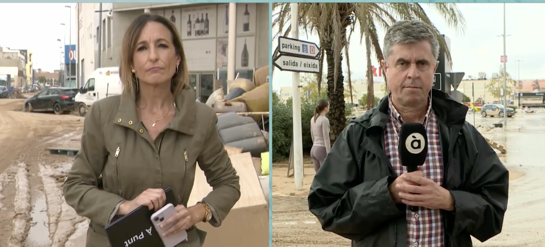 Informatius d'À Punt a les localitats afectades per la DANA