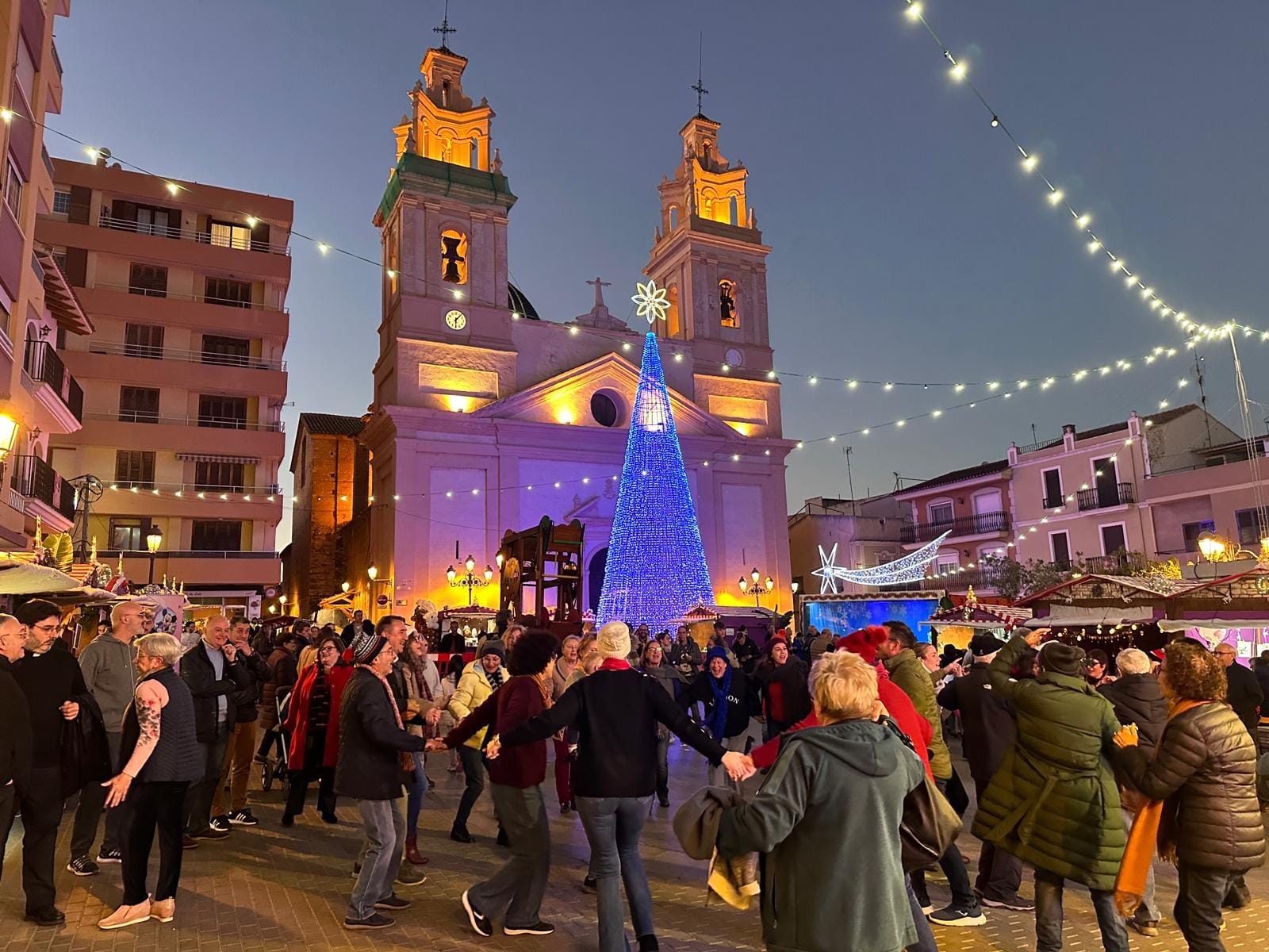 Encendido de luces navideñas en Riba-roja
