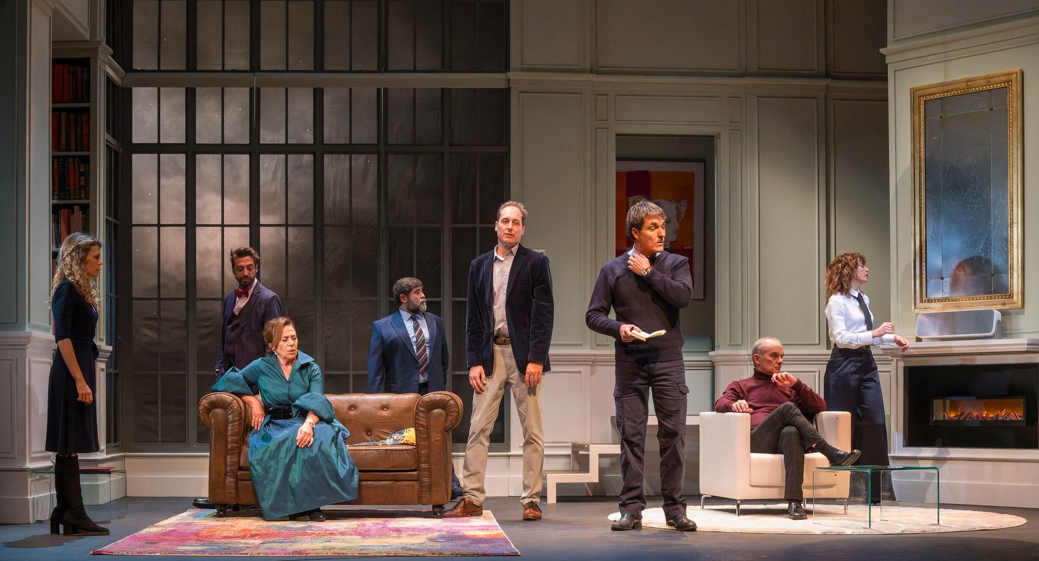 Una de las escenes de 'La ratonera' en el Talía 