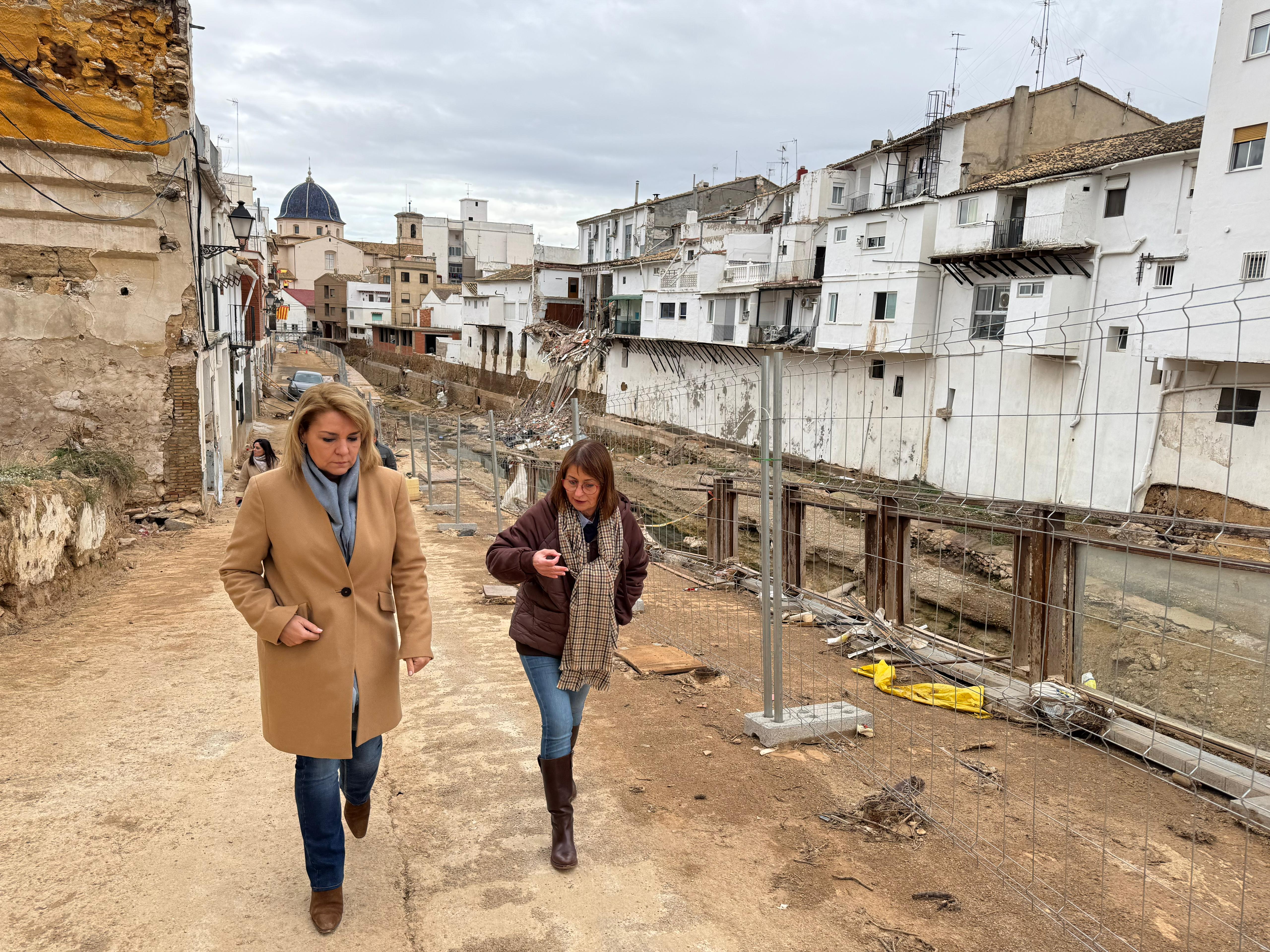 Visita de la vicepresidenta Susana Camarero a Chiva