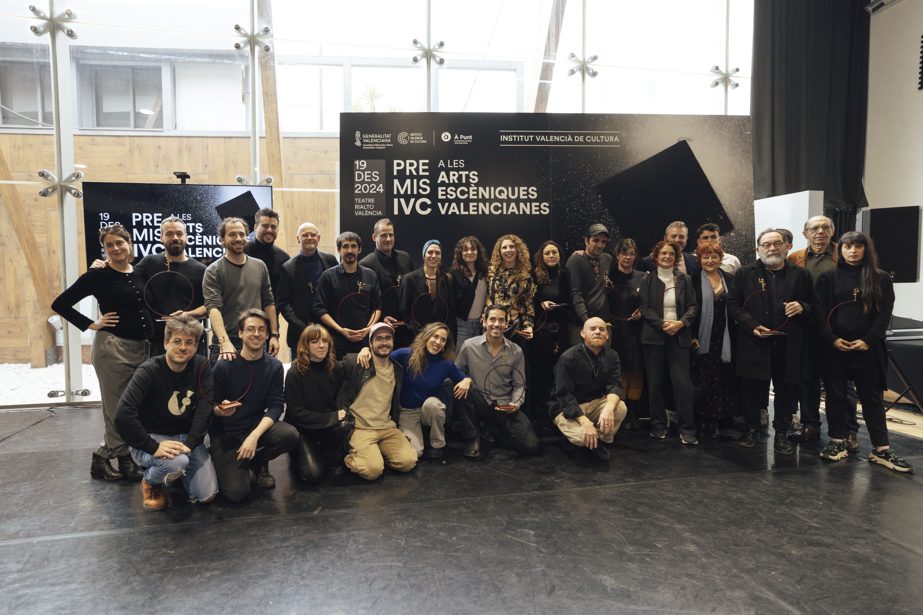 Premiats dels Premis de les Arts Escèniques Valencianes de 2024 de l'IVC
