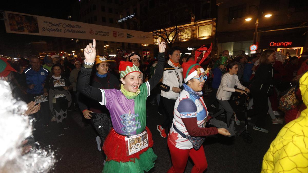 Imagen de archivo de una San Silvestre en València
