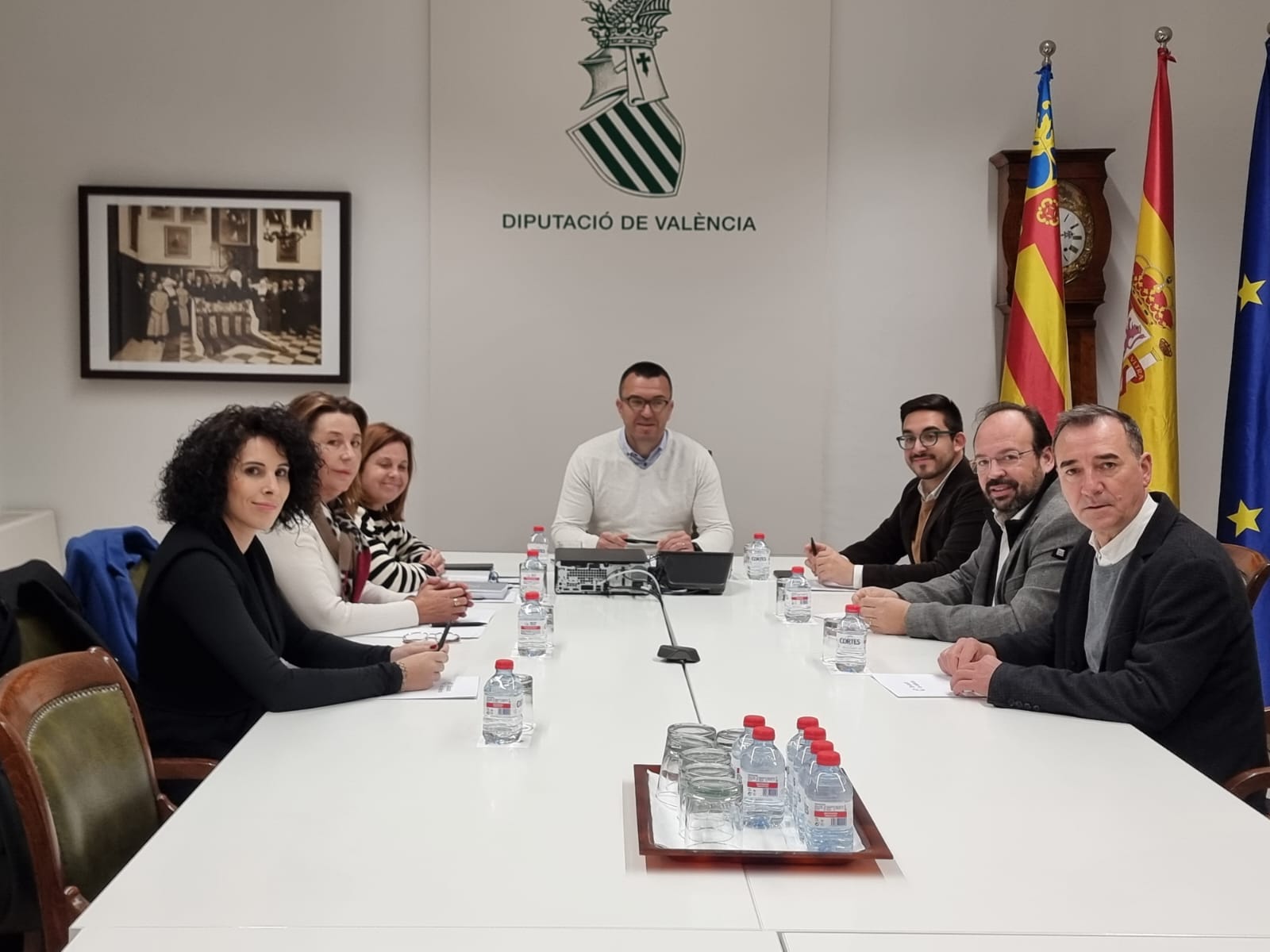 Reunión de la Diputació de València para estudiar las ayudas a pueblos afectados por la DANA