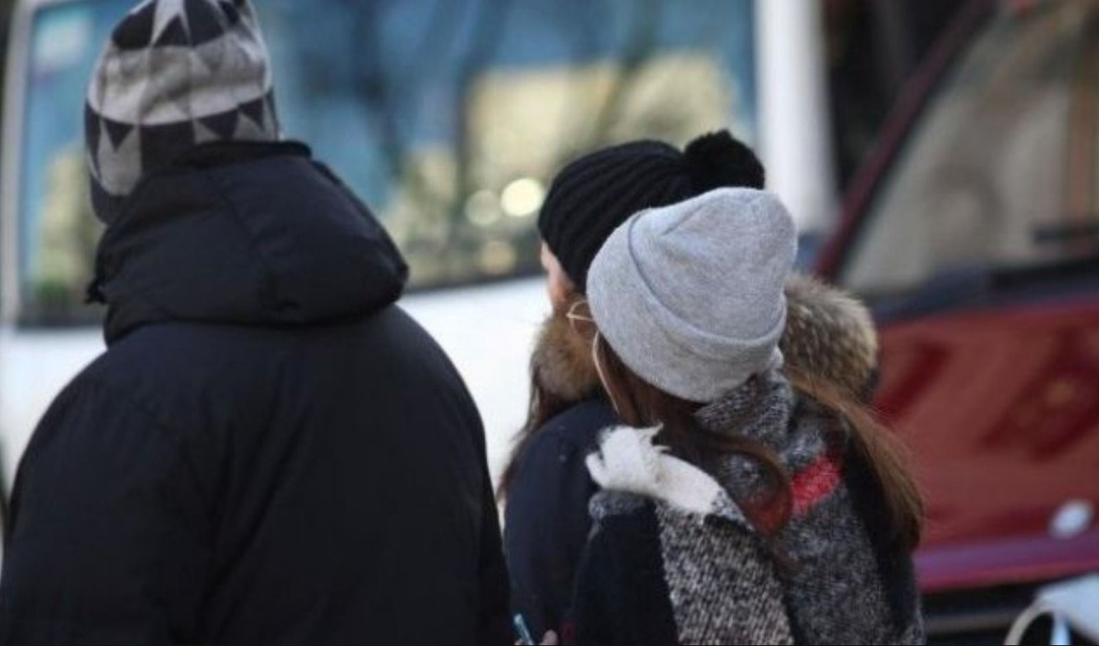 Persones abrigades pel fred a València