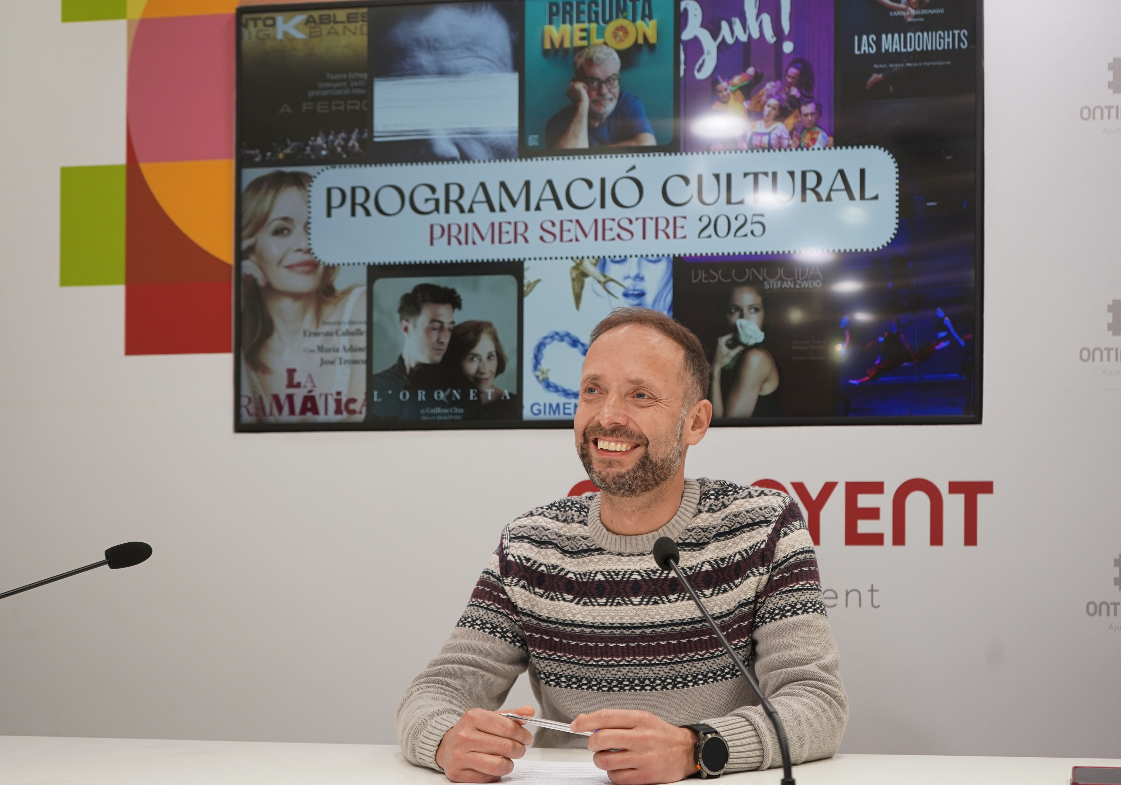 El regidor de Cultura d'Ontinyent, Àlex Borrell