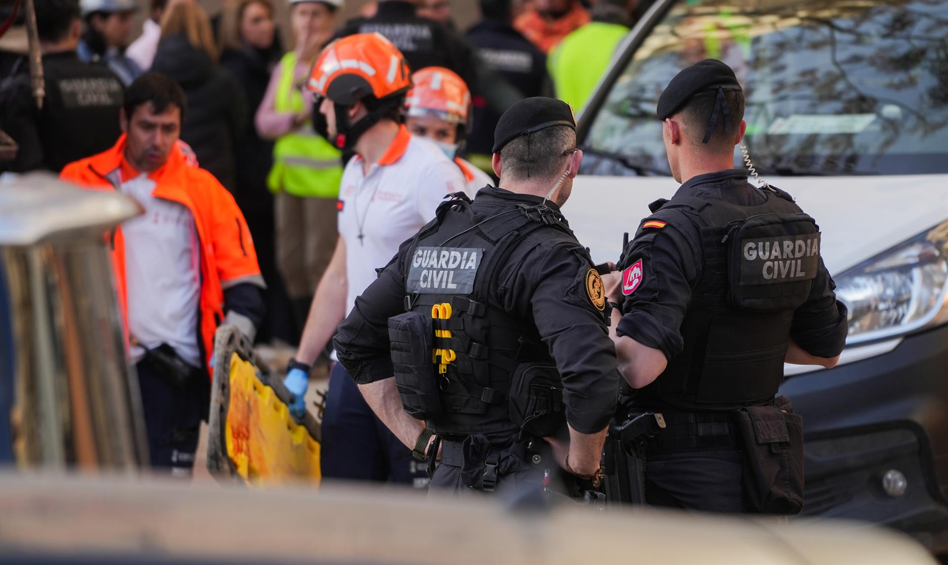 Policía en el derrumbre de la vivienda de Benetússer
