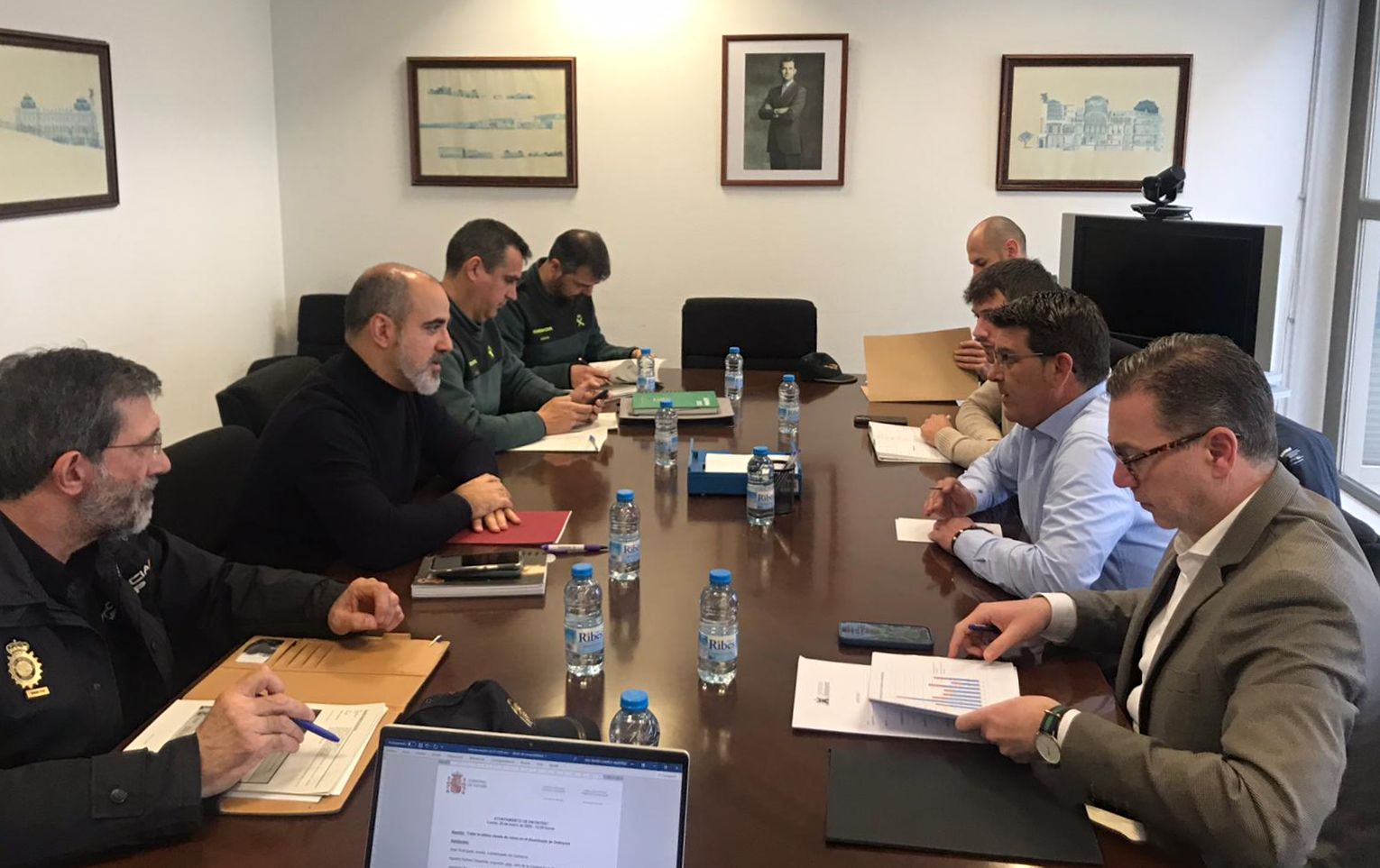 El alcalde de Ontinyent, Jorge Rodríguez, en la Subdelegación de Gobierno en València